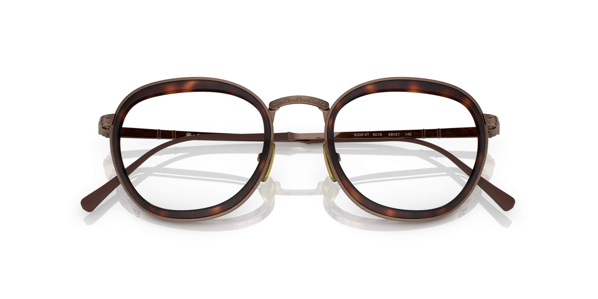 Persol PO5009VT 8016 Montature da vista Titanio Marrone Pantos - immagine 2