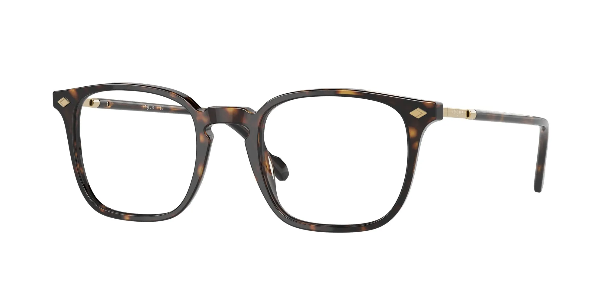 VOGUE EYEWEAR VO5433 W656 Montature da vista Acetato Marrone Trasparente Pillow Normale - immagine 1
