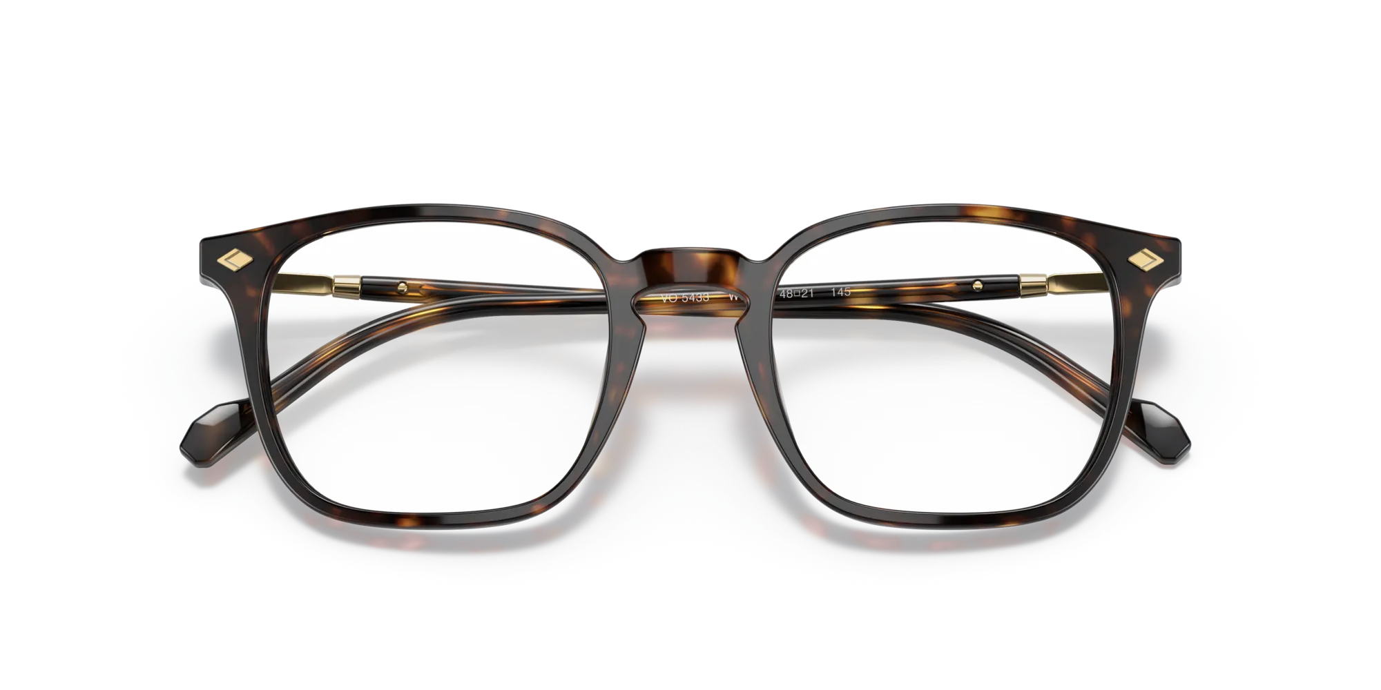 VOGUE EYEWEAR VO5433 W656 Montature da vista Acetato Marrone Trasparente Pillow Normale - immagine 2