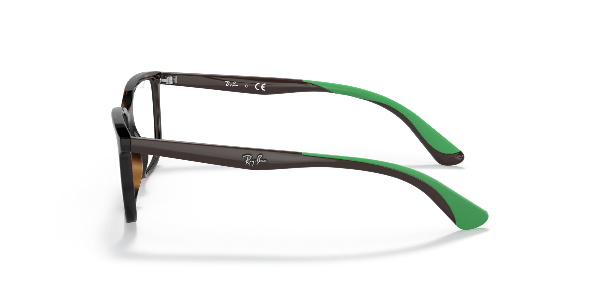 Ray - Ban RY1605 3867 Montature da vista bambino Plastica Havana Squadrata - immagine 4