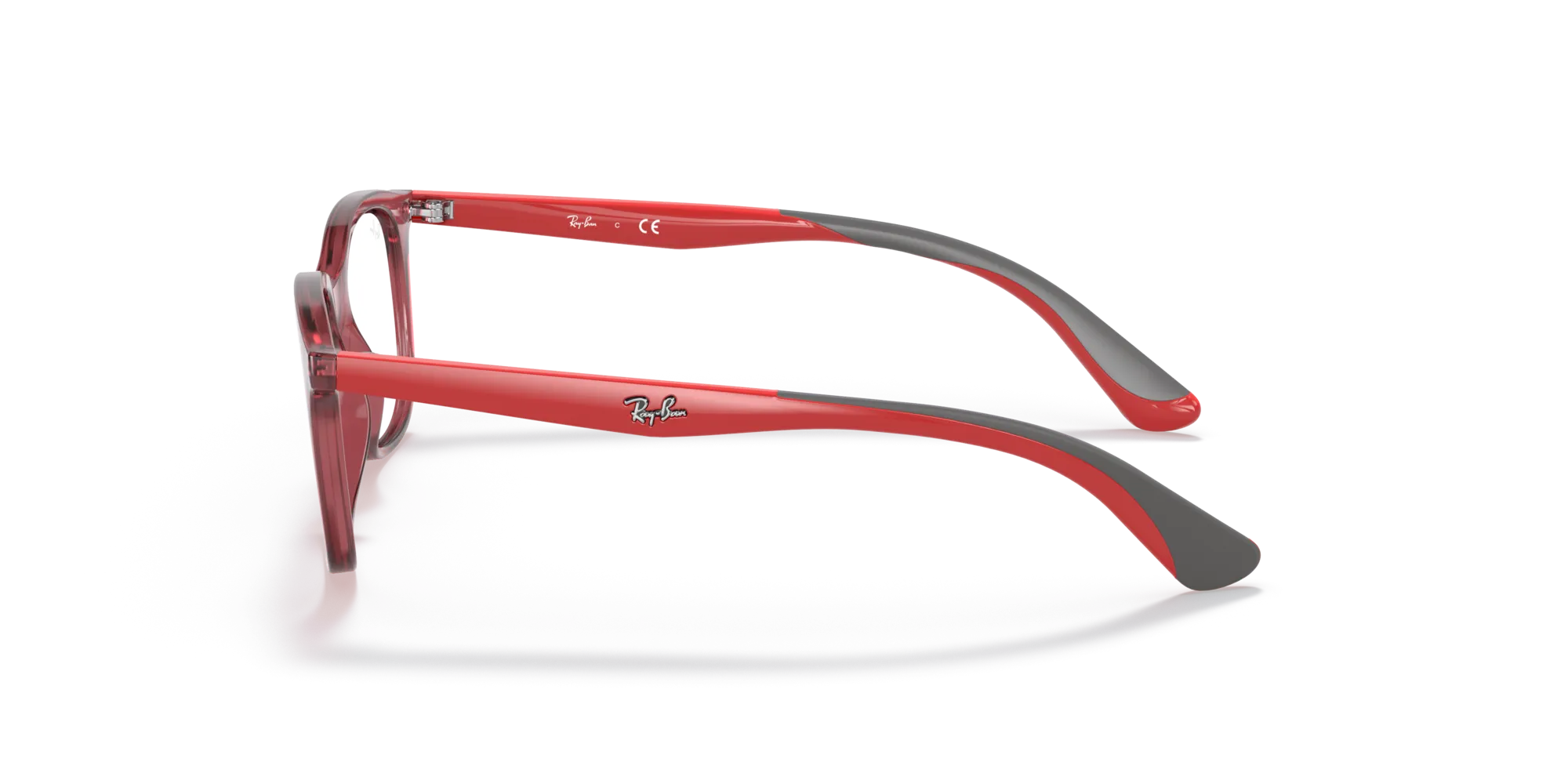 Ray - Ban RY1604 3866 Montature da vista bambino Plastica Rosso Squadrata - immagine 4