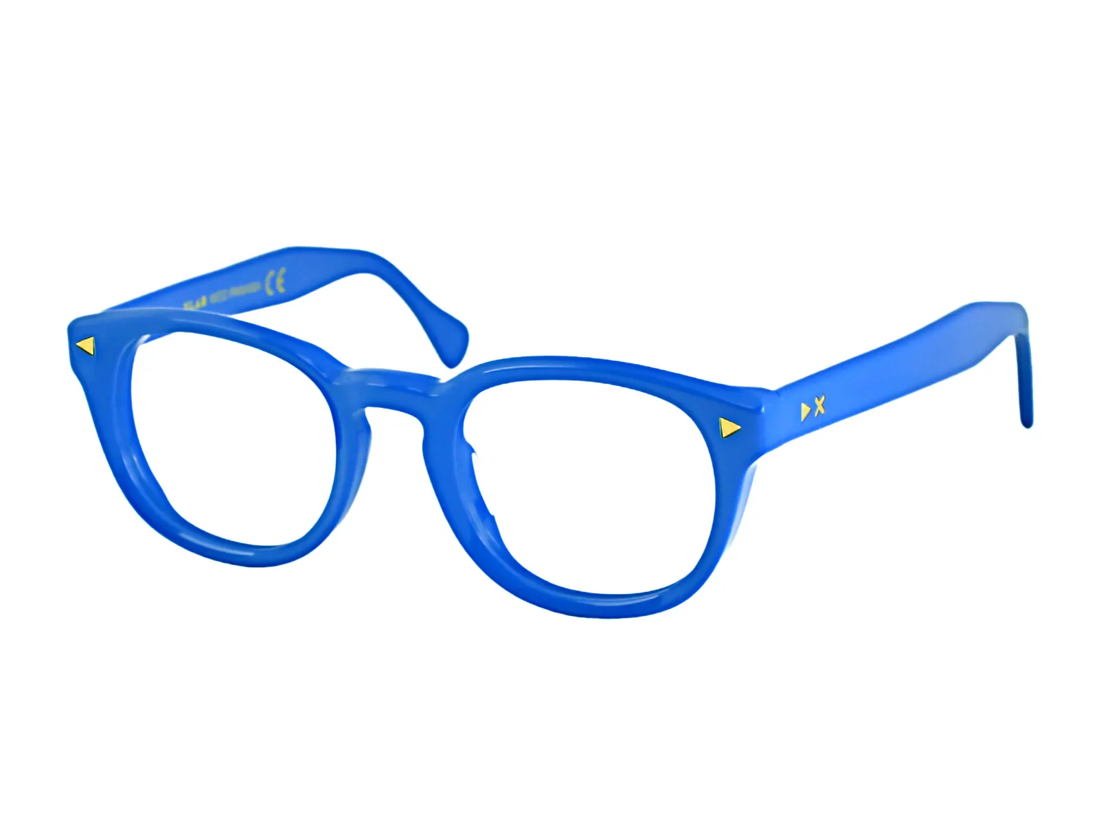 XLAB Unisex Panama Montature da vista Acetato Trasparente champagne Grigio Rotonda Fotocromatiche - immagine 1