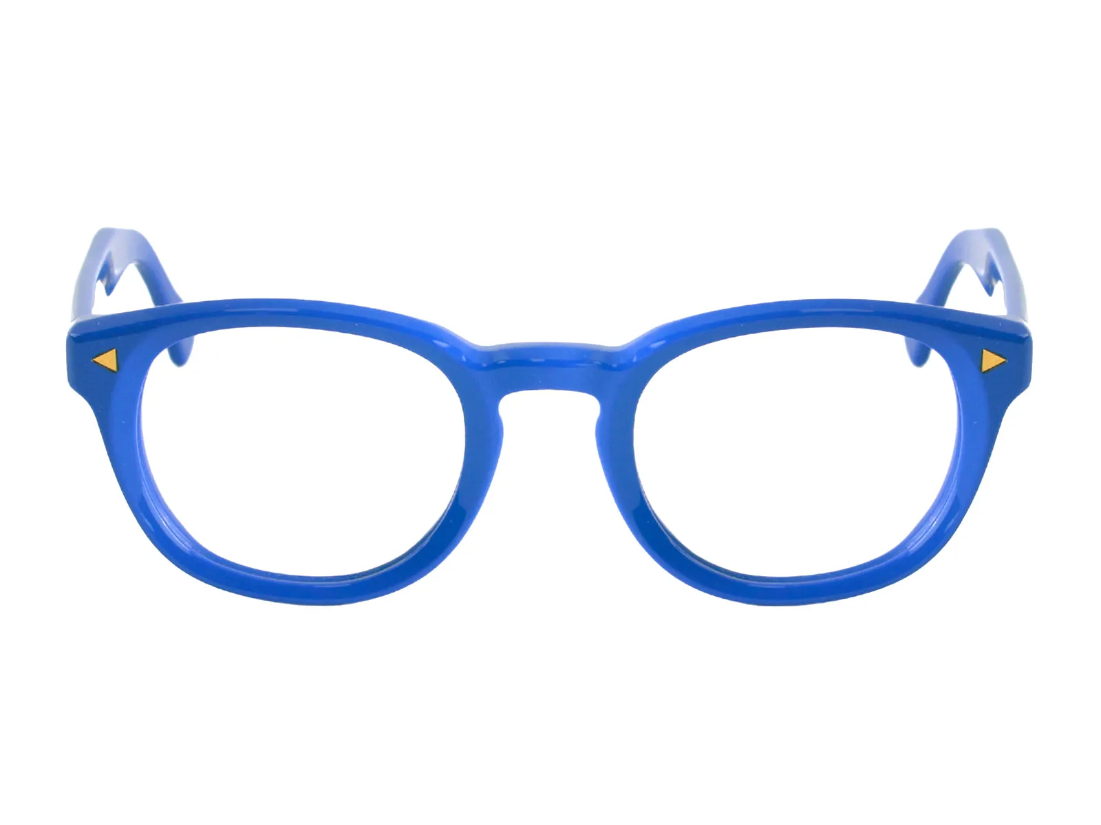 XLAB Unisex Panama Montature da vista Acetato Trasparente marrone opaco Rotonda Anti-luce blu Anti luce blu - per PC - immagine 2