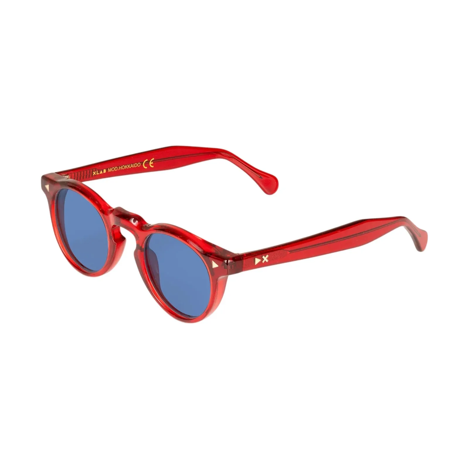 XLAB Unisex Hokkaido Occhiali da sole Acetato Havana scuro Verde G15 Pantos Polarizzata - immagine 1