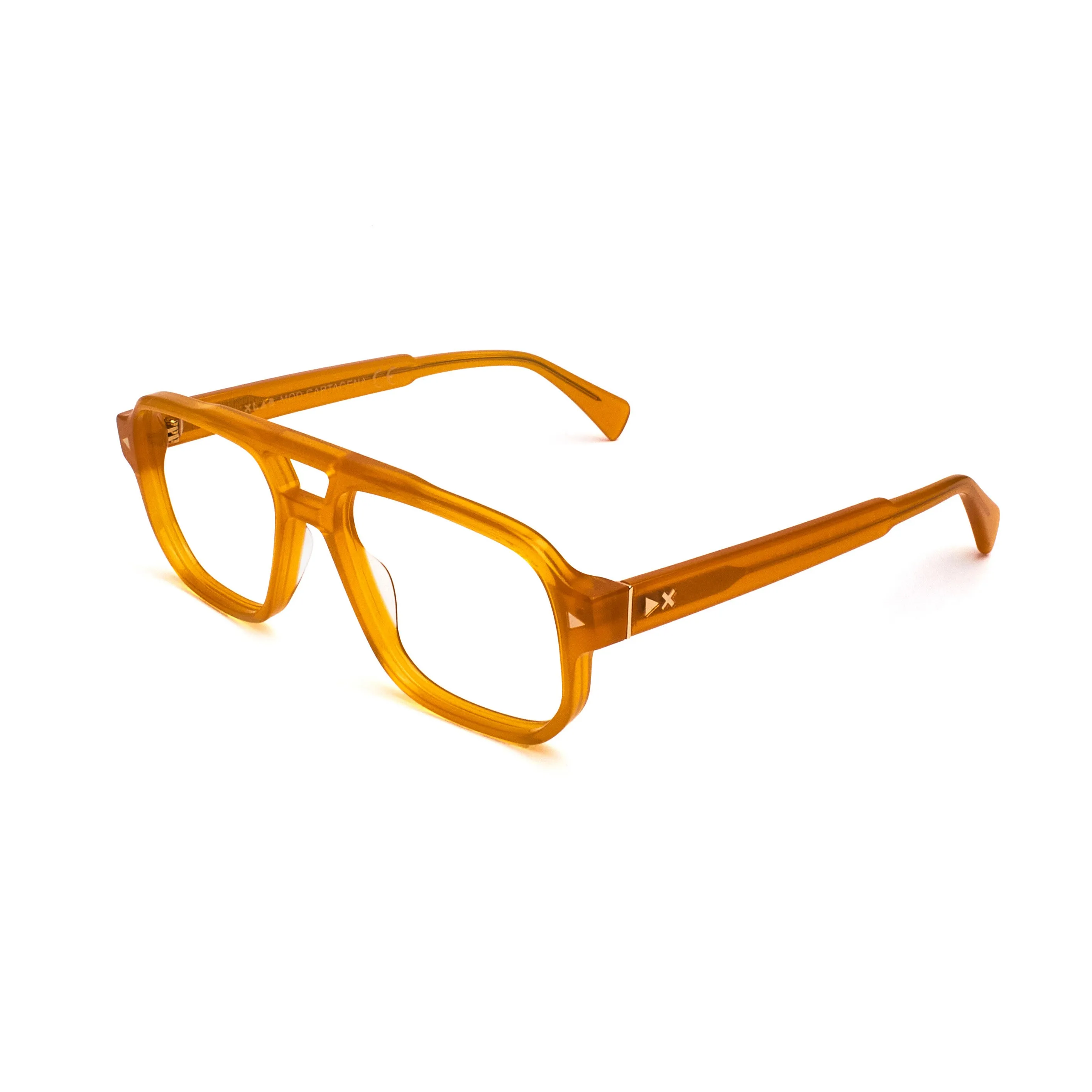 XLAB Unisex Cartagena Montature da vista Acetato Nero Squadrata Demo - immagine 1