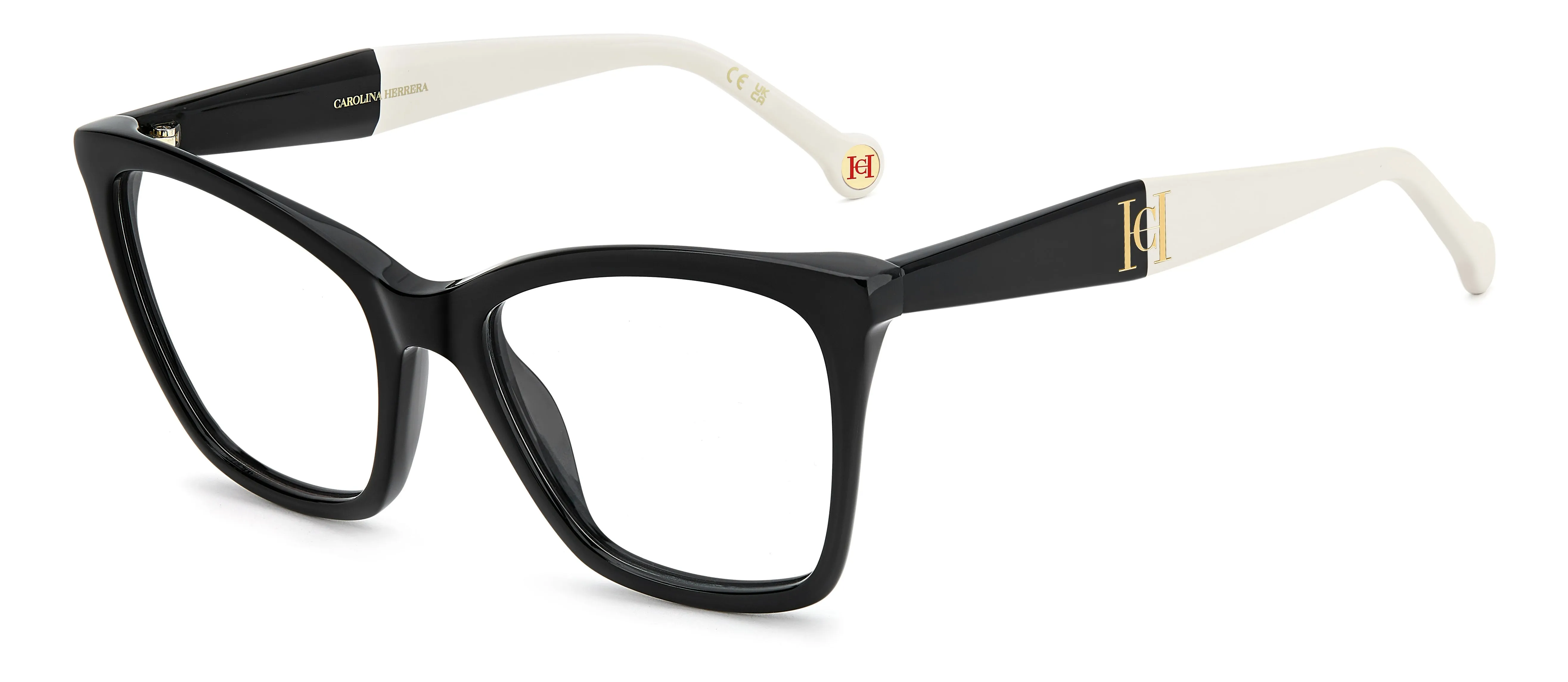 Carolina Herrera HER 0419 807 Montature da vista Acetato Nero Squadrata Normale - immagine 1