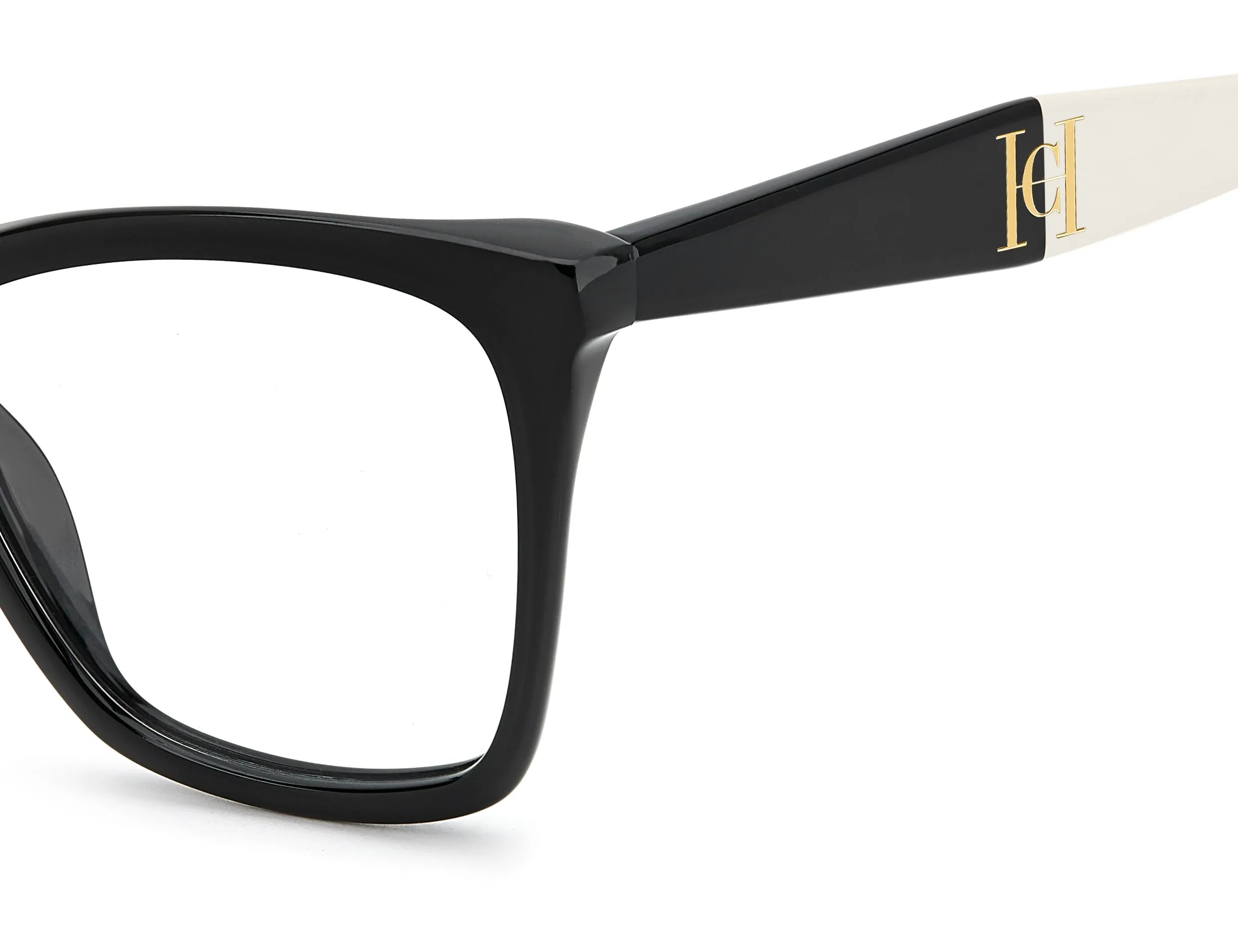 Carolina Herrera HER 0419 807 Montature da vista Acetato Nero Squadrata Normale - immagine 3