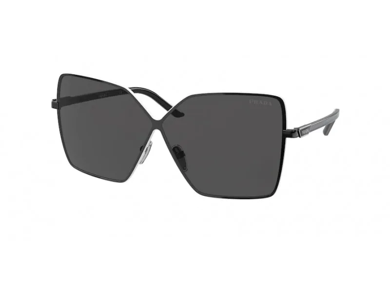 Prada PR 50YS 1AB5S0 Occhiali da sole Metallo Nero Grigio Squadrata Normale - immagine 1