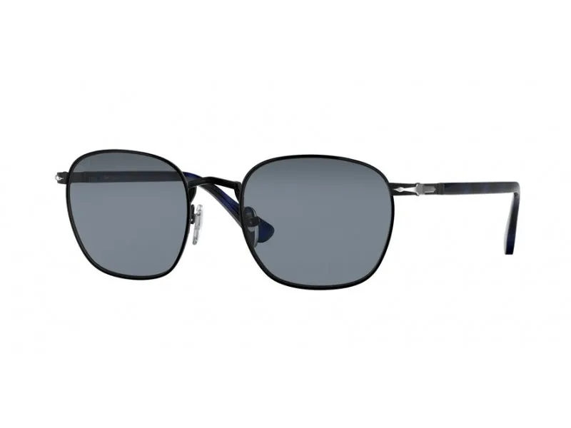 Persol PO2476S 107856 Occhiali da sole Metallo Nero Blu Squadrata - immagine 1