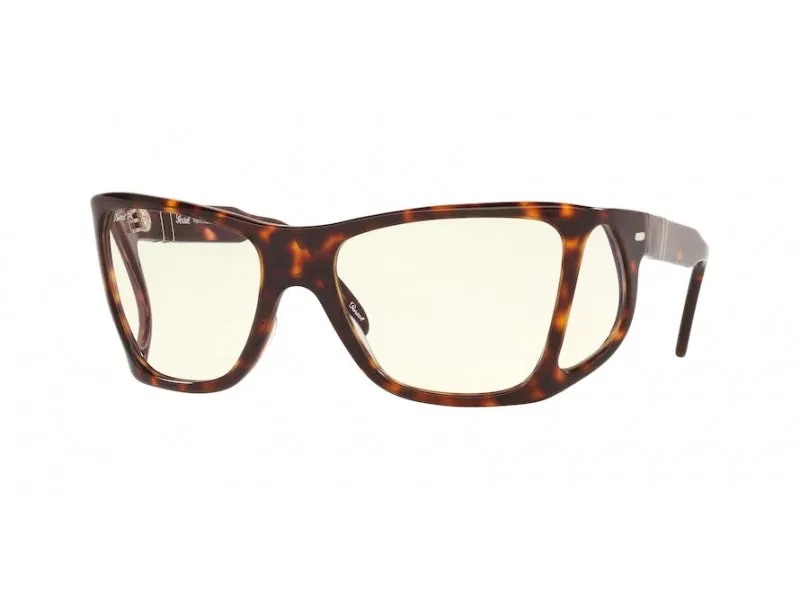 Persol PO0009 24/BL Occhiali da sole Acetato Tartaruga Grigio Squadrata Fotocromatiche - immagine 1
