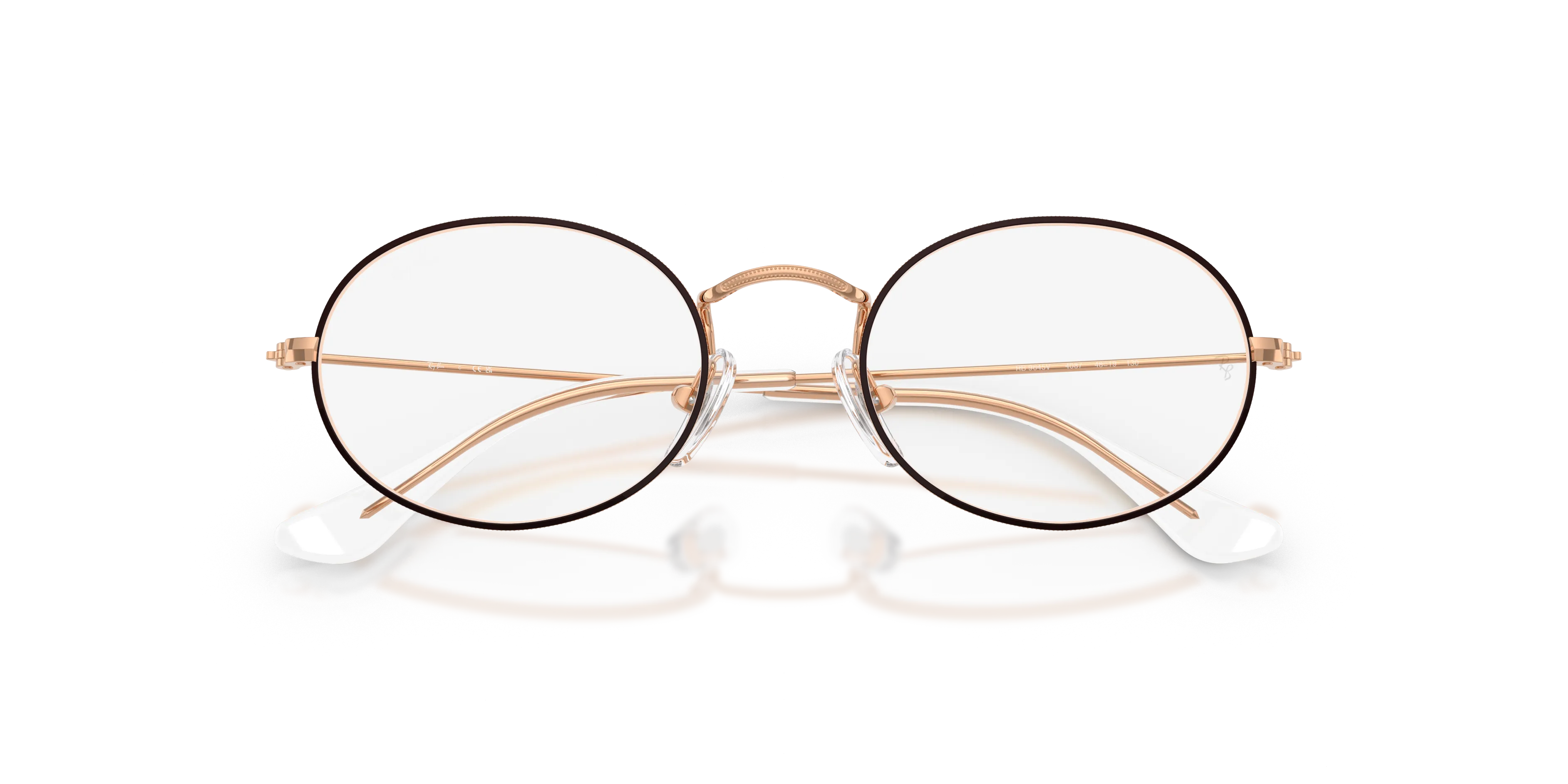 Ray - Ban RY9645V 4087 Montature da vista bambino Metallo Marrone Trasparente Rotonda Normale - immagine 2