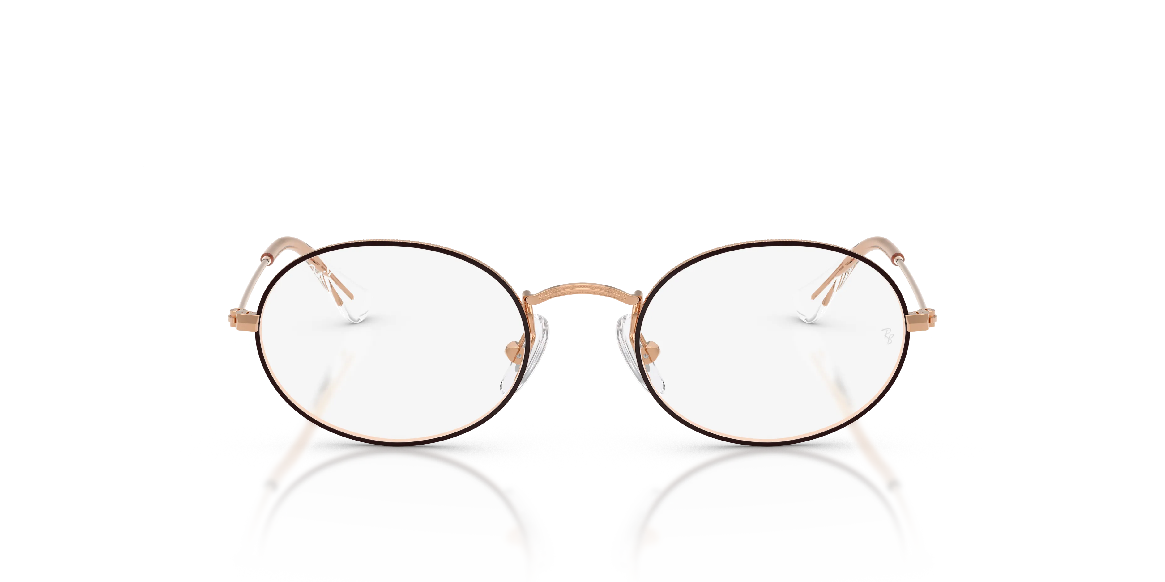 Ray - Ban RY9645V 4087 Montature da vista bambino Metallo Marrone Trasparente Rotonda Normale - immagine 3
