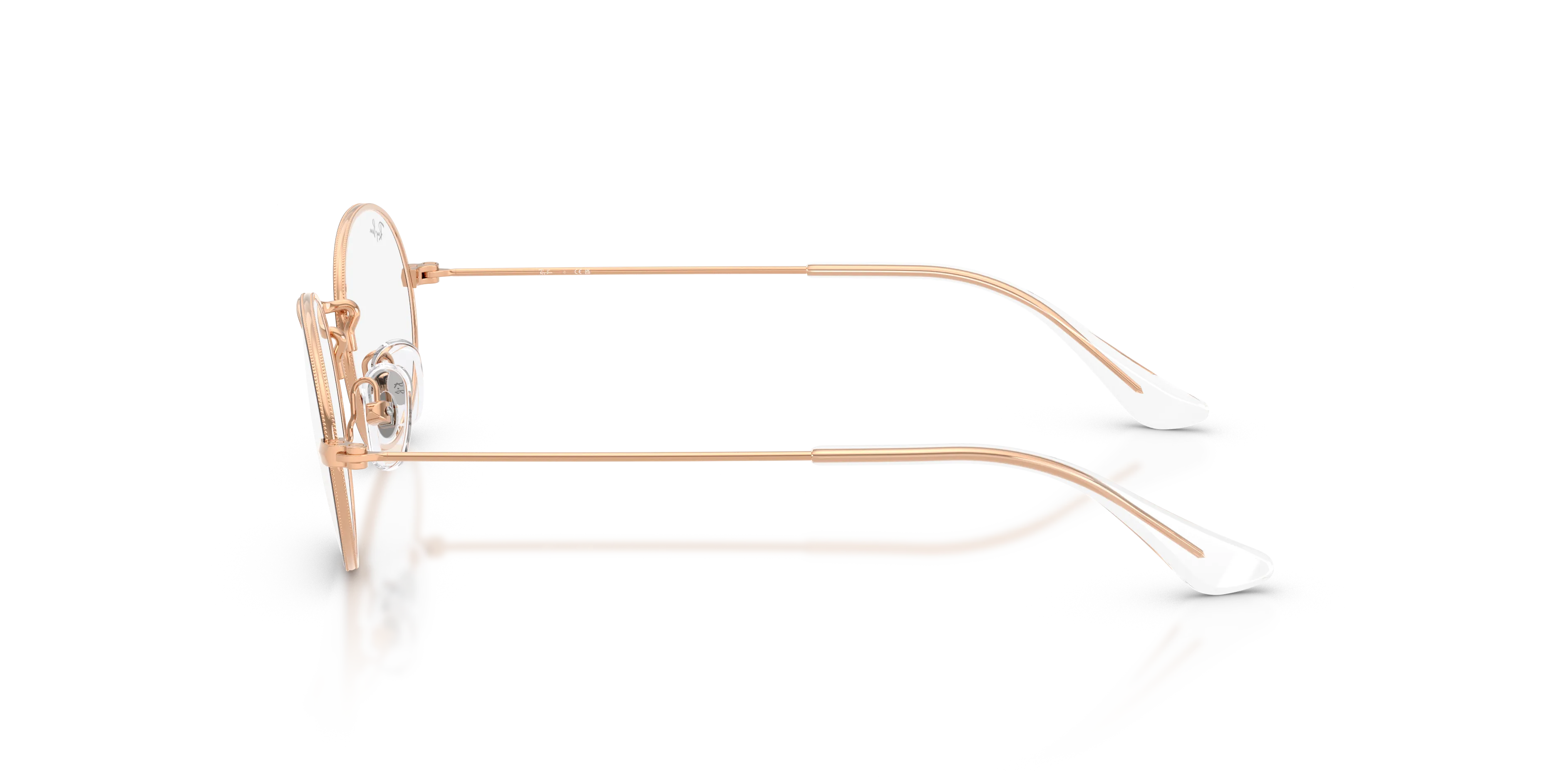 Ray - Ban RY9645V 4087 Montature da vista bambino Metallo Marrone Trasparente Rotonda Normale - immagine 4
