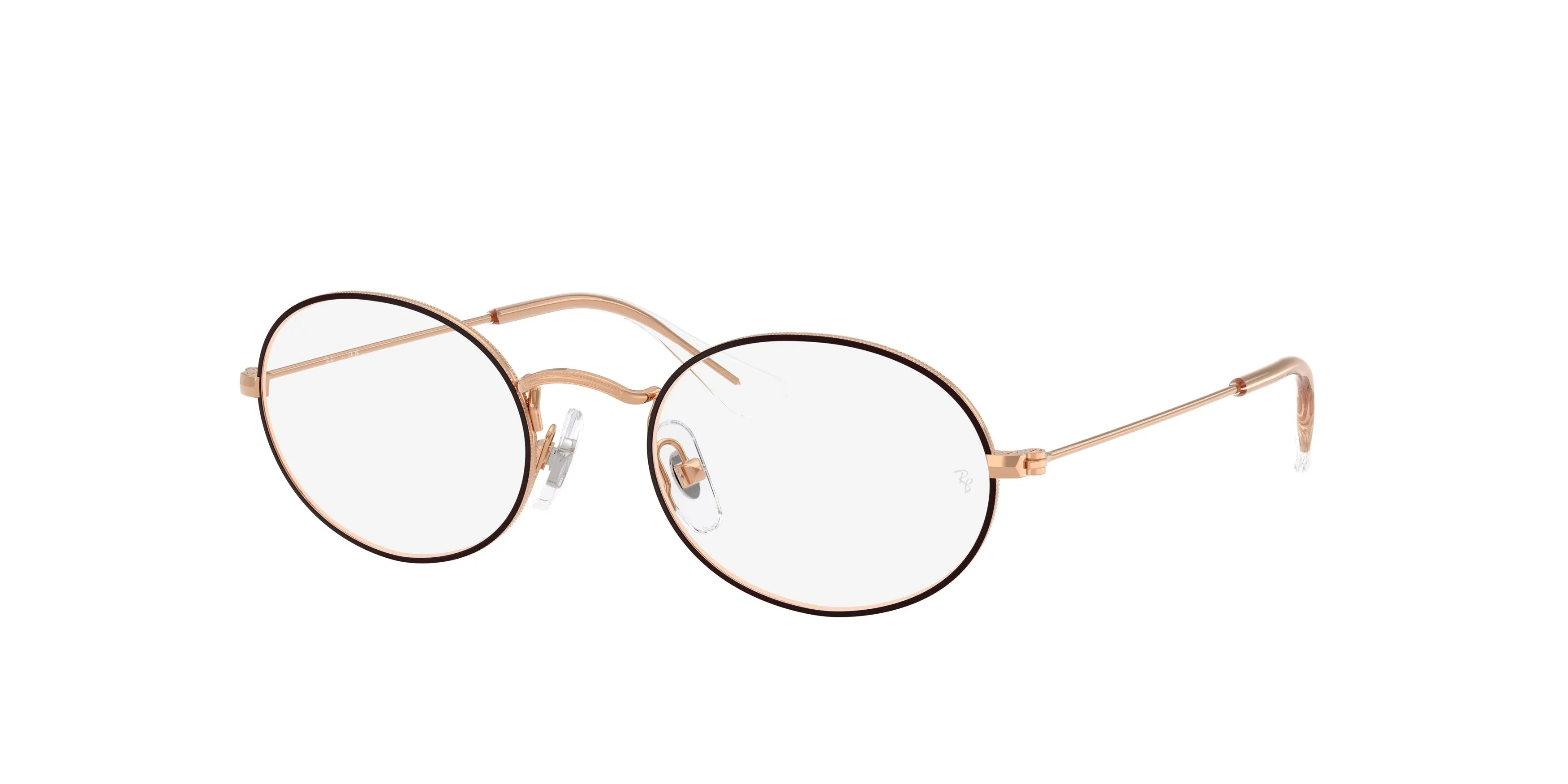 Ray - Ban RY9645V 4087 Montature da vista bambino Metallo Marrone Trasparente Rotonda Normale - immagine 1