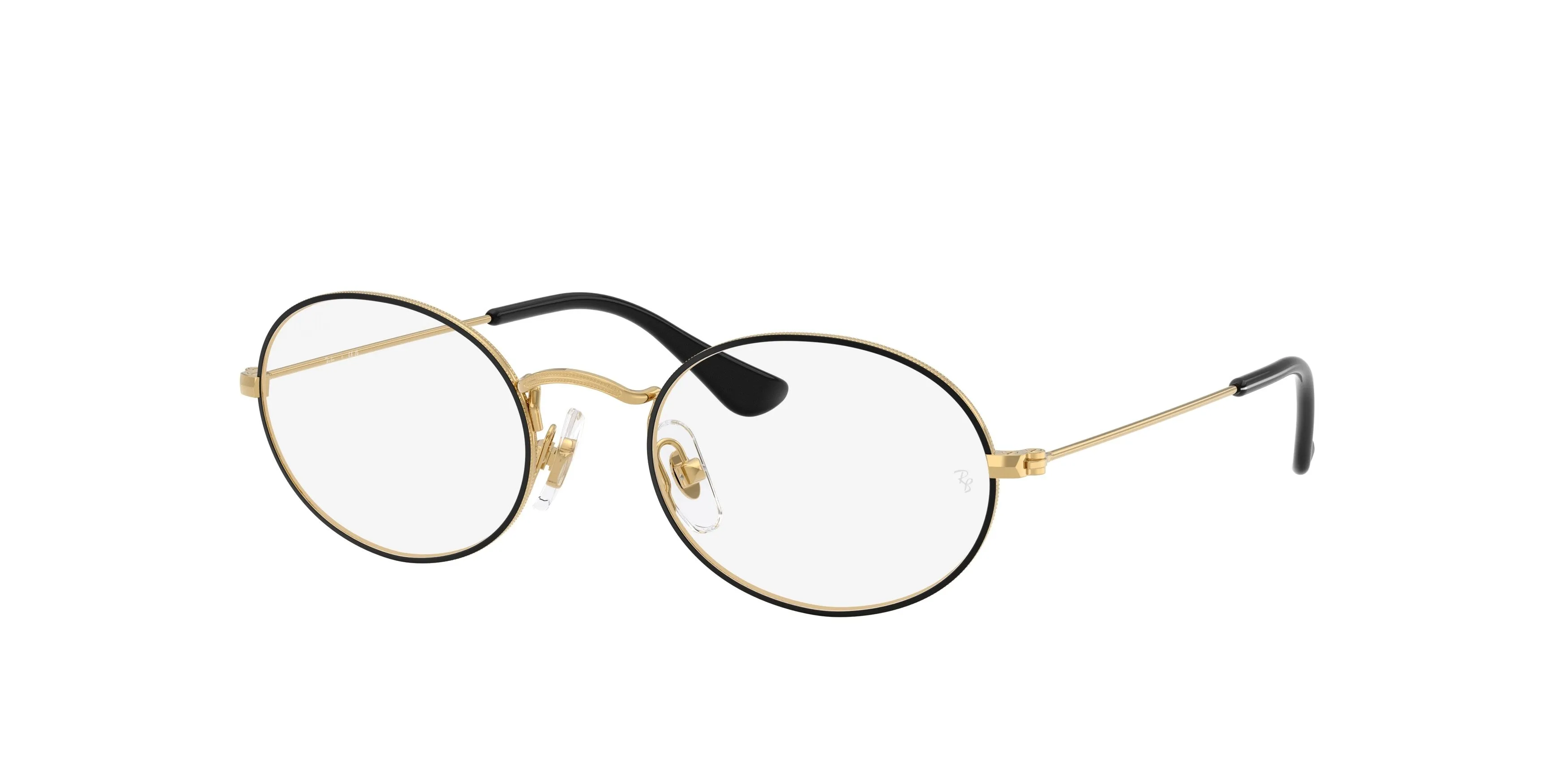 Ray - Ban RY9645V 4086 Montature da vista bambino Metallo Nero Trasparente Rotonda Normale - immagine 1