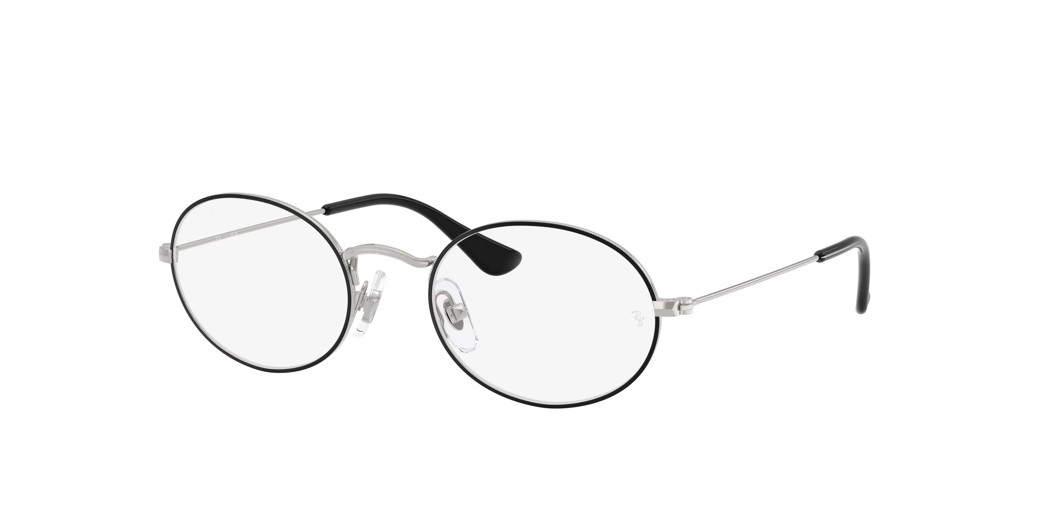 Ray - Ban RY9645V 4064 Montature da vista bambino Metallo Nero Trasparente Rotonda Normale - immagine 1