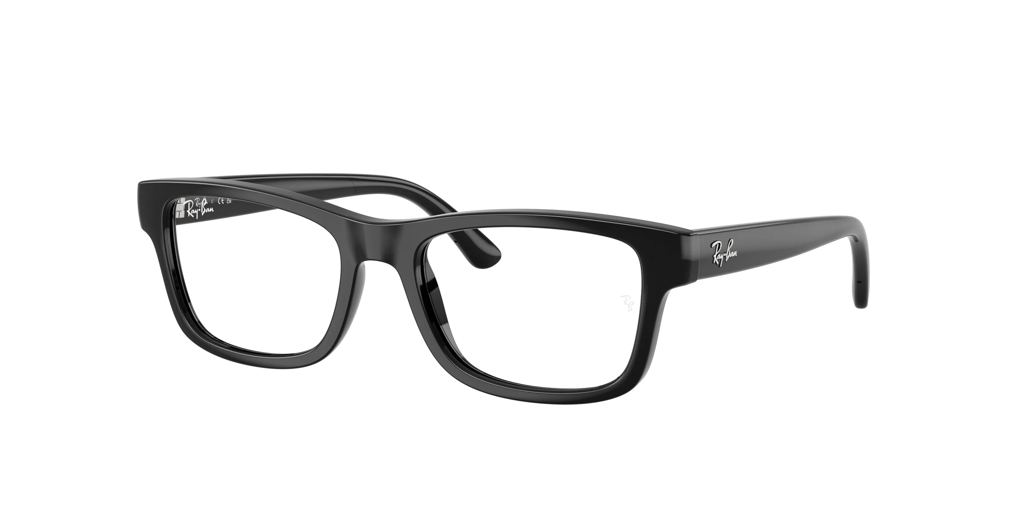 Ray - Ban RY1951 7544 Montature da vista bambino Iniettato Nero Trasparente Squadrata Normale - immagine 1