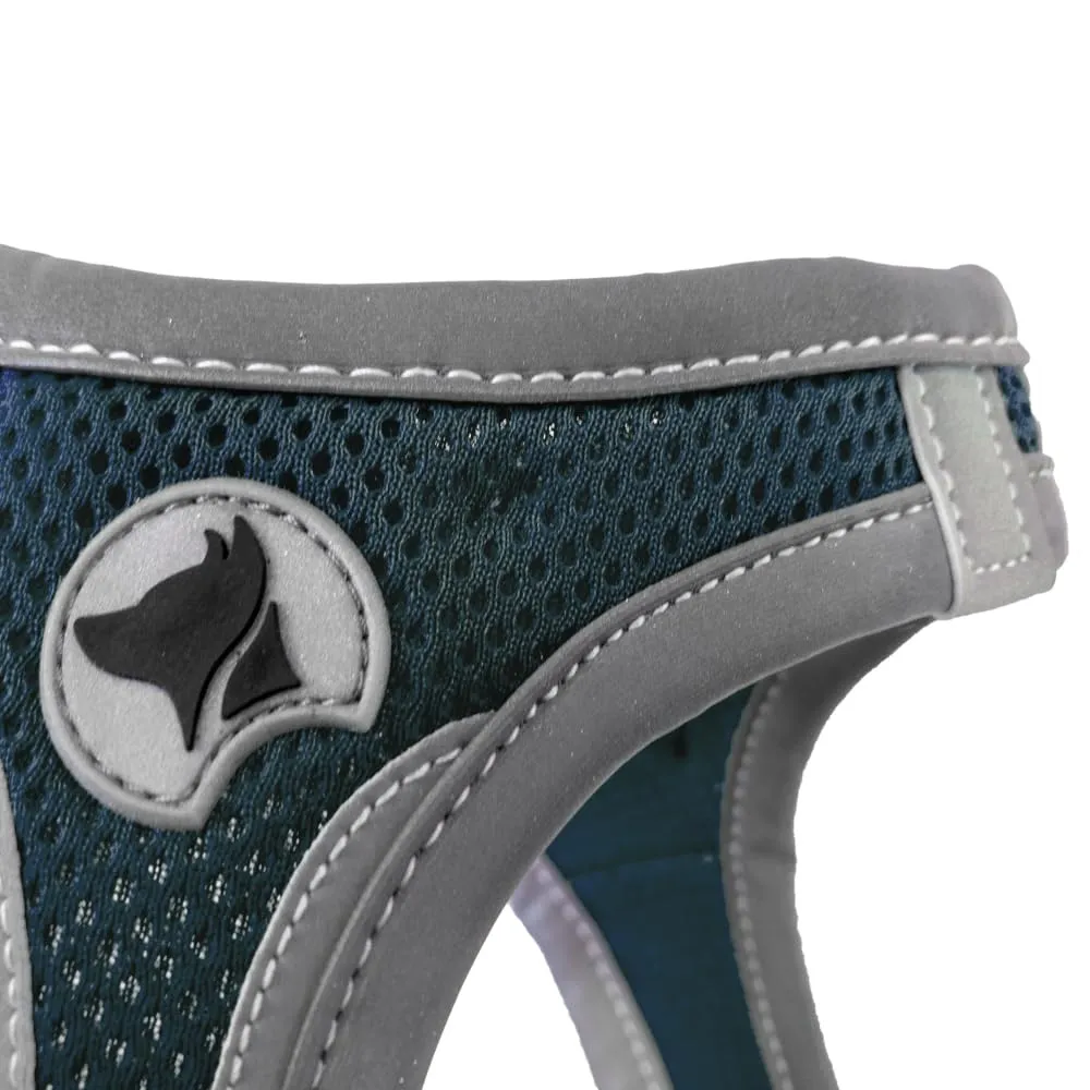 Croci C5081619 - Pettorina Riflettente Per Cani, Multicolore (Blu Navy), M, 1 Pezzo - immagine 2