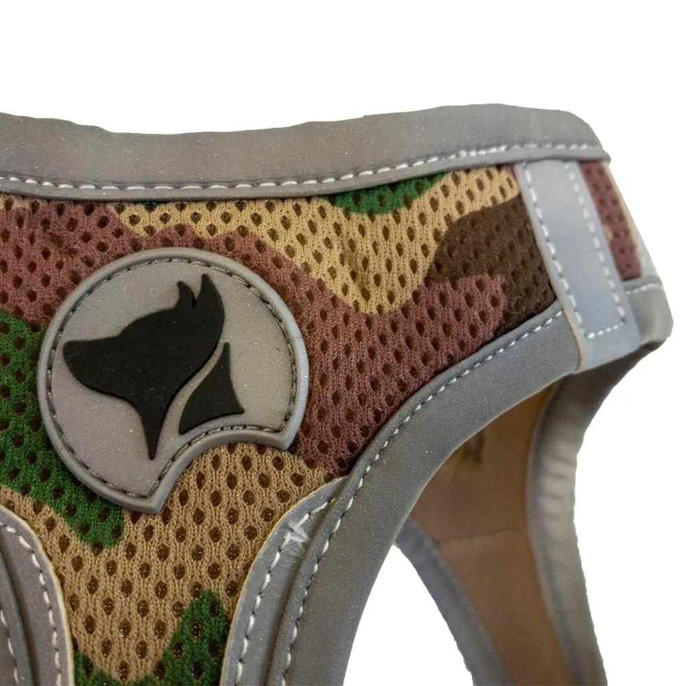 Croci C5081691 - Pettorina Riflettente Per Cani, Multicolore (Camouflage), S, 1 Pezzo - immagine 2