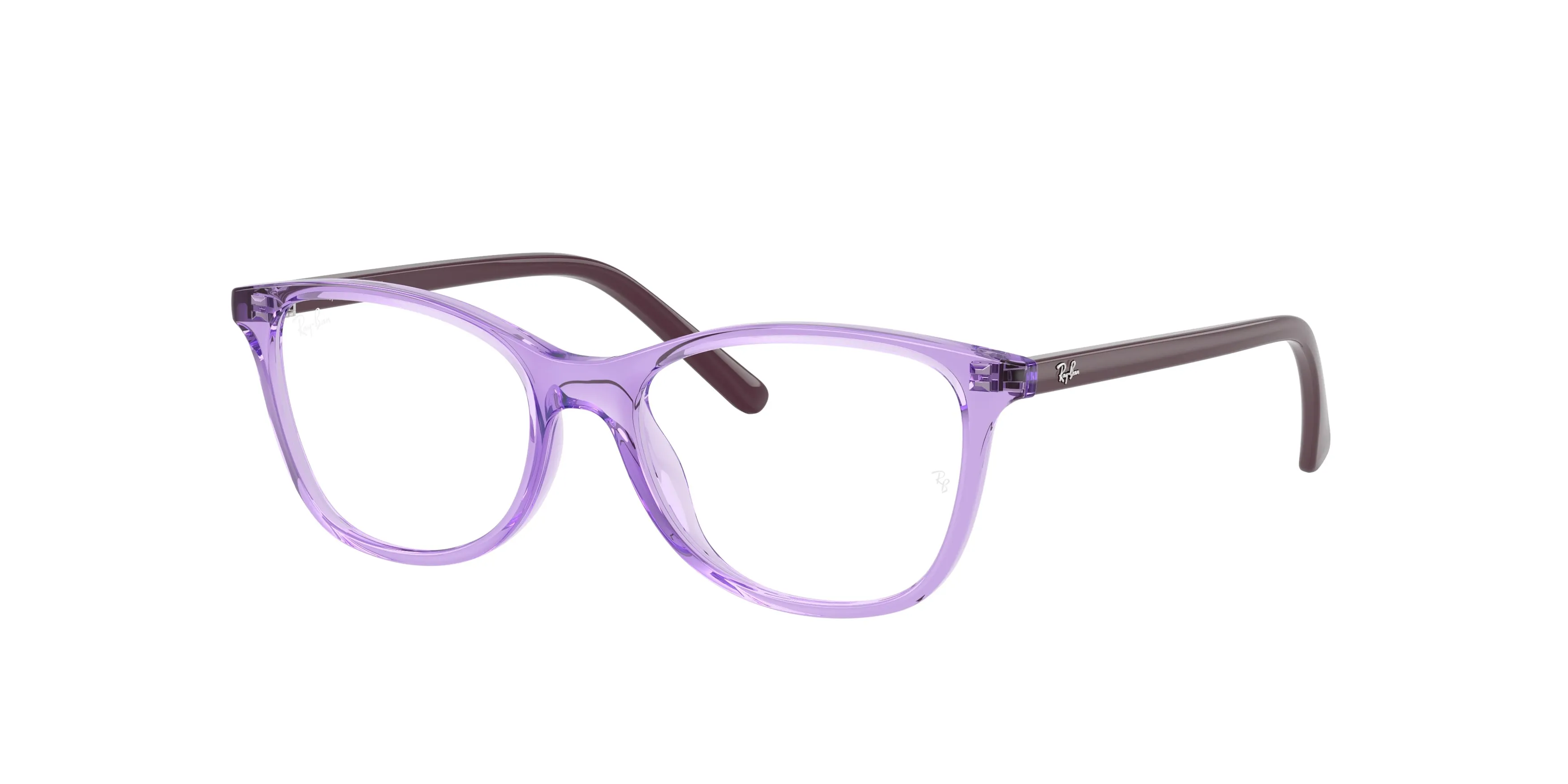 Ray - Ban RY1907 7515 Montature da vista bambino Nylon Viola Trasparente Squadrata Normale - immagine 1