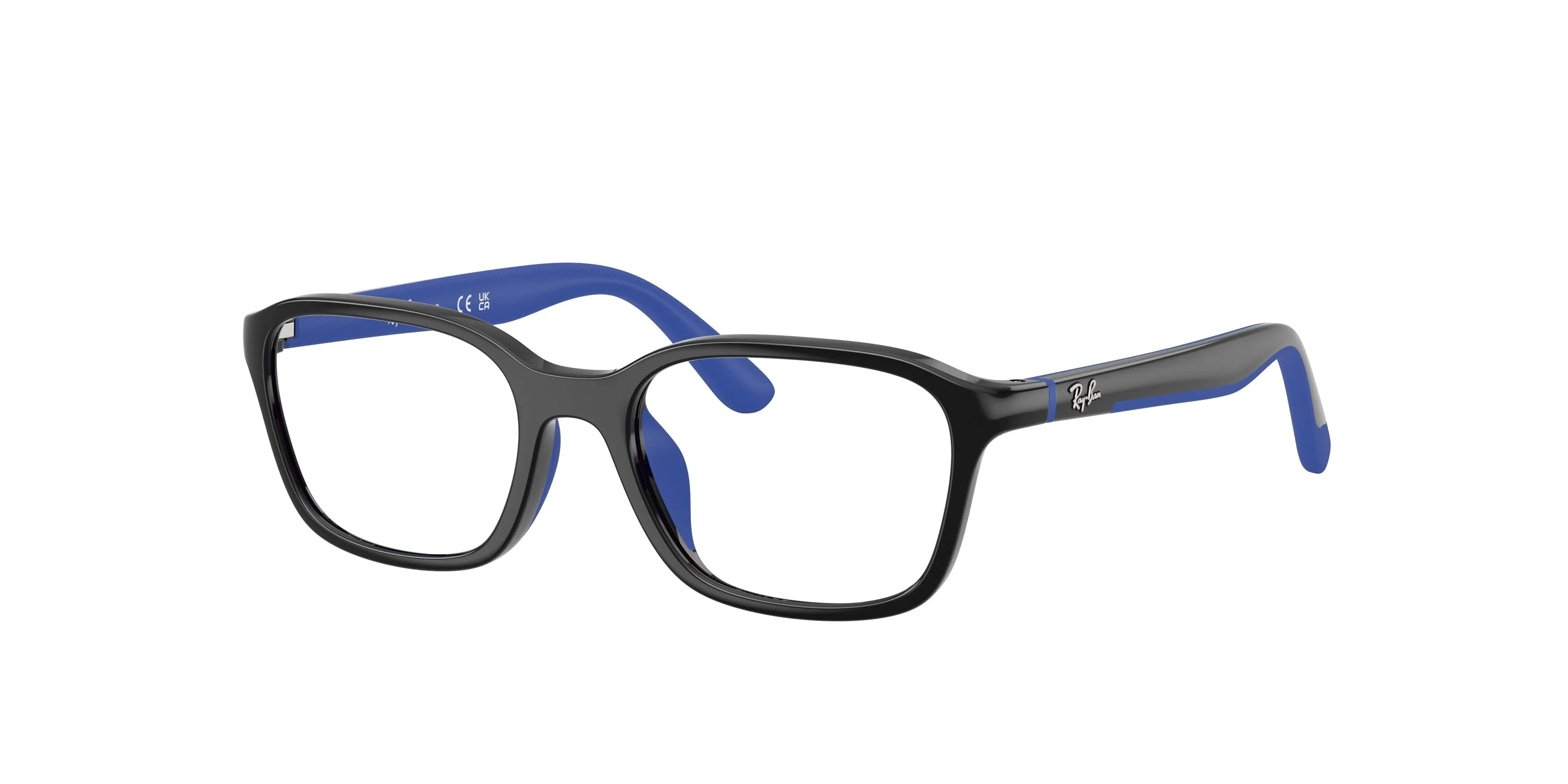 Ray - Ban RY1906 7540 Montature da vista bambino Iniettato Nero Trasparente Squadrata Normale - immagine 1