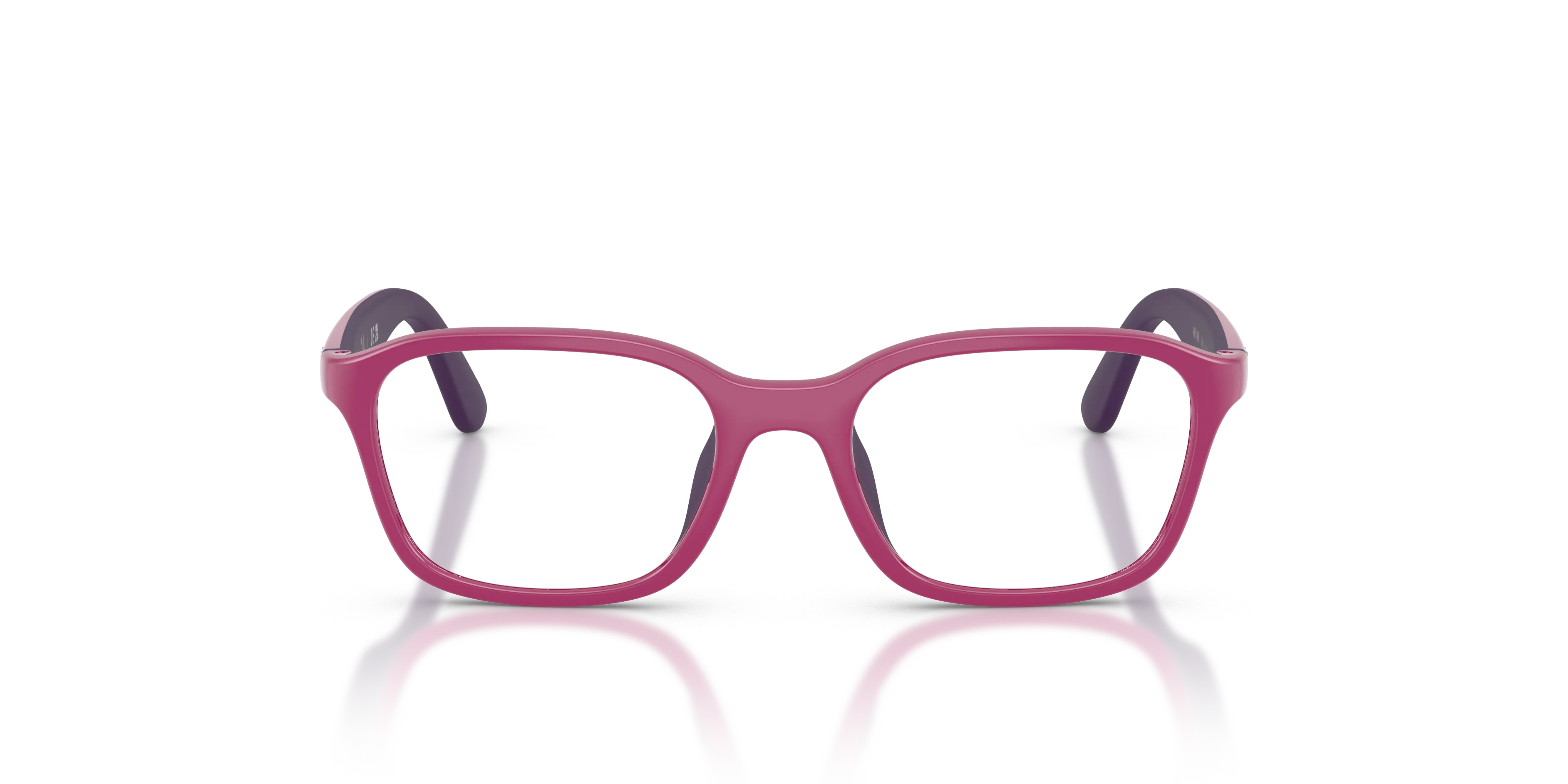 Ray - Ban RY1906 3933 Montature da vista bambino Iniettato Rosa Trasparente Squadrata Normale - immagine 3