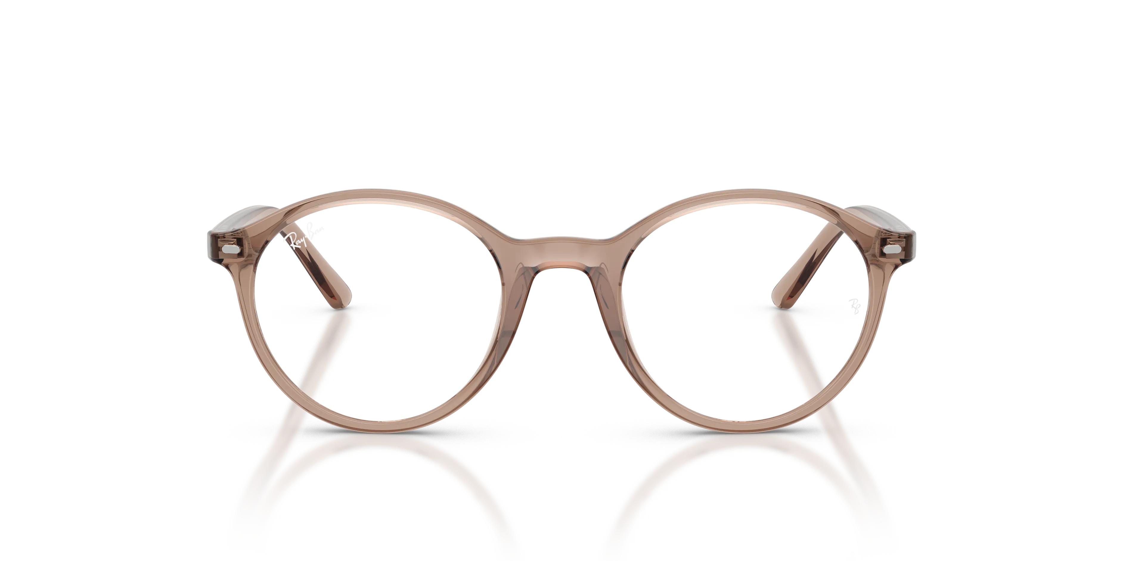 Ray - Ban RY1730 7549 Montature da vista bambino Nylon Marrone Trasparente Pantos Normale - immagine 3