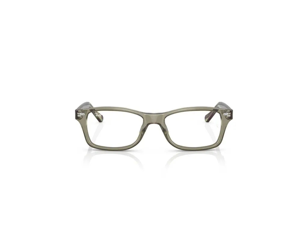 Ray - Ban RY1531 3925 Montature da vista bambino Acetato Verde Trasparente Squadrata Normale - immagine 2