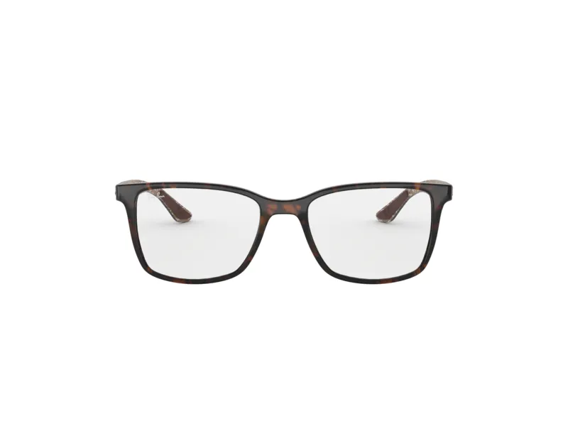 Ray - Ban RX8905 5846 Montature da vista Iniettato Tartaruga Trasparente Squadrata Normale - immagine 2