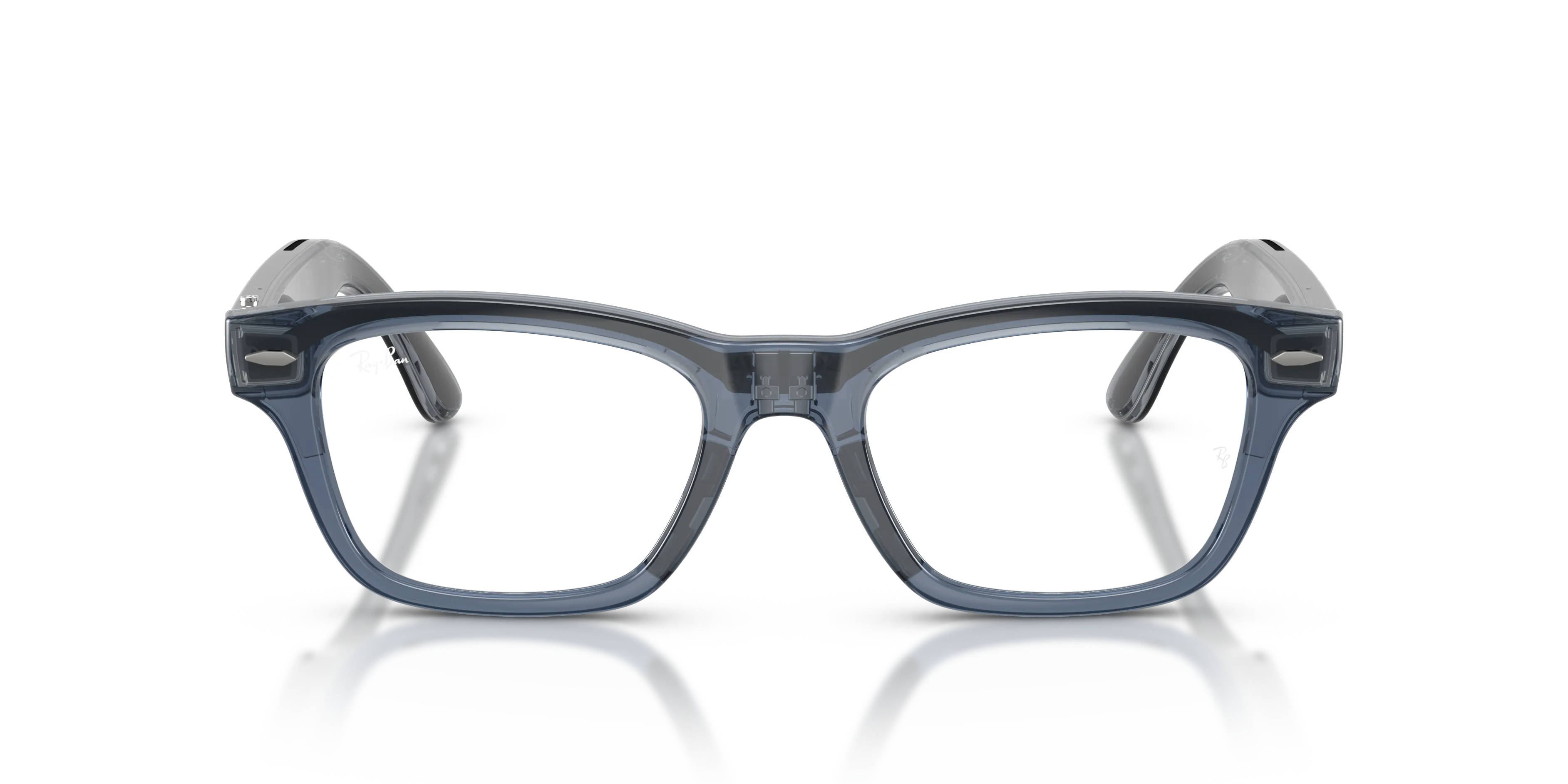 Ray - Ban RW7005 Ray-Ban Meta Audio Burbank 6929MF Smart glasses Iniettato Blu Squadrata Fotocromatiche - immagine 3