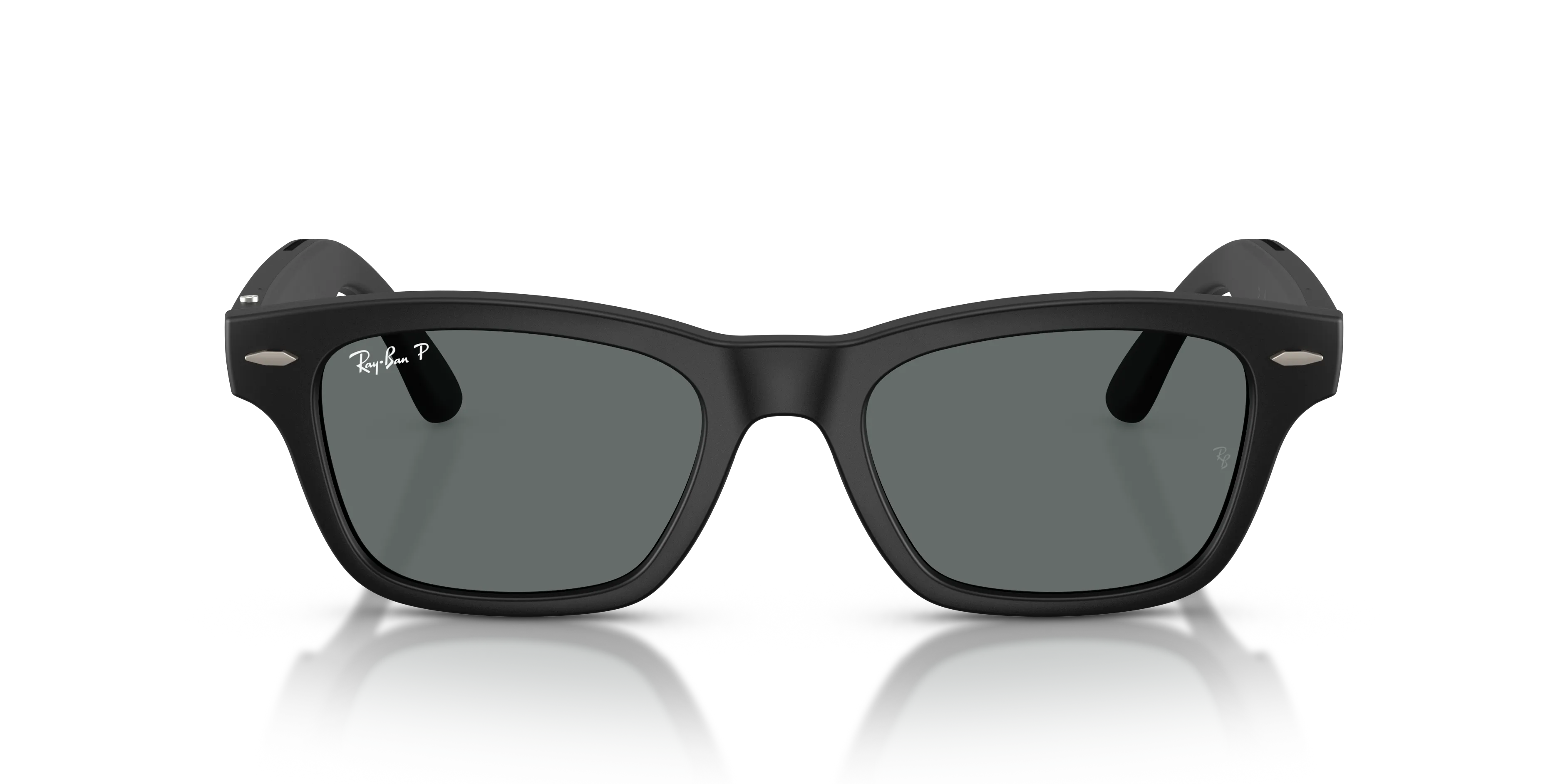 Ray - Ban RW7005 Ray-Ban Meta Audio Burbank 601S81 Smart glasses Iniettato Nero Grigio Squadrata Polarizzata - immagine 3