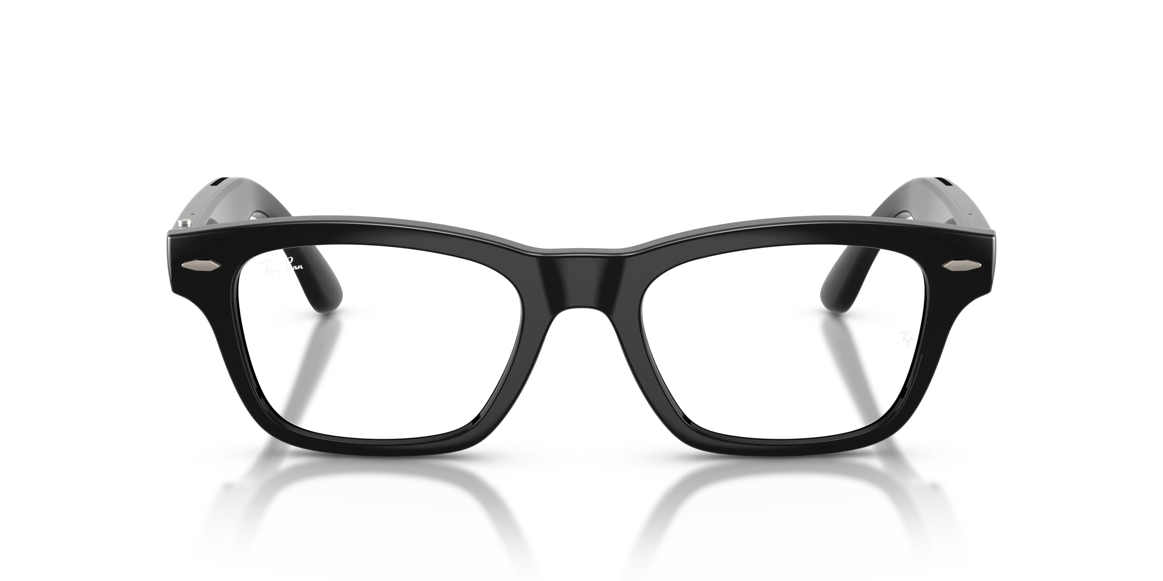 Ray - Ban RW7005V Ray-Ban Meta Audio Burbank Optics 2000 Smart glasses Iniettato Nero Trasparente Squadrata Normale - immagine 3
