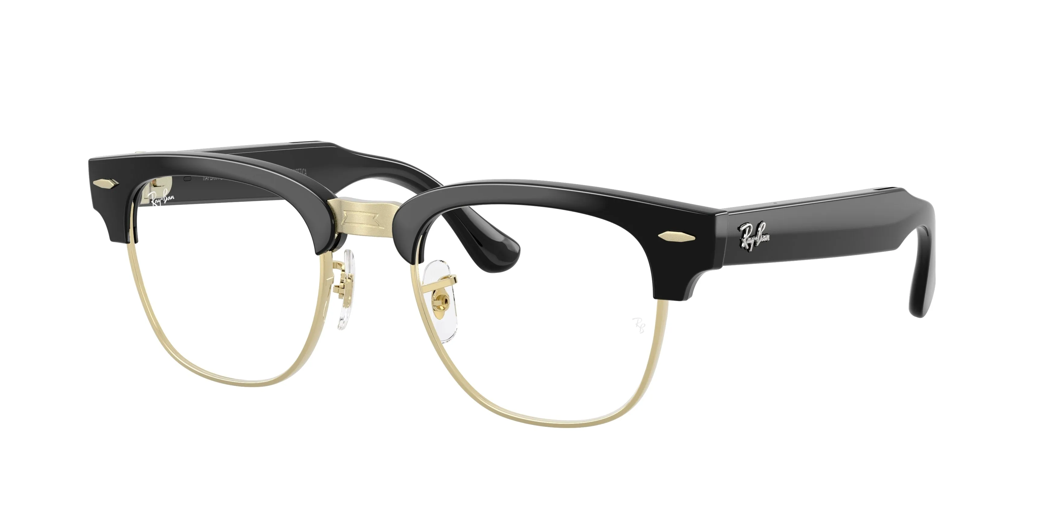 Ray - Ban RW7004 Ray-Ban Meta Audio Clubmaster 601/1M Smart glasses Iniettato Nero Squadrata Fotocromatiche - immagine 1