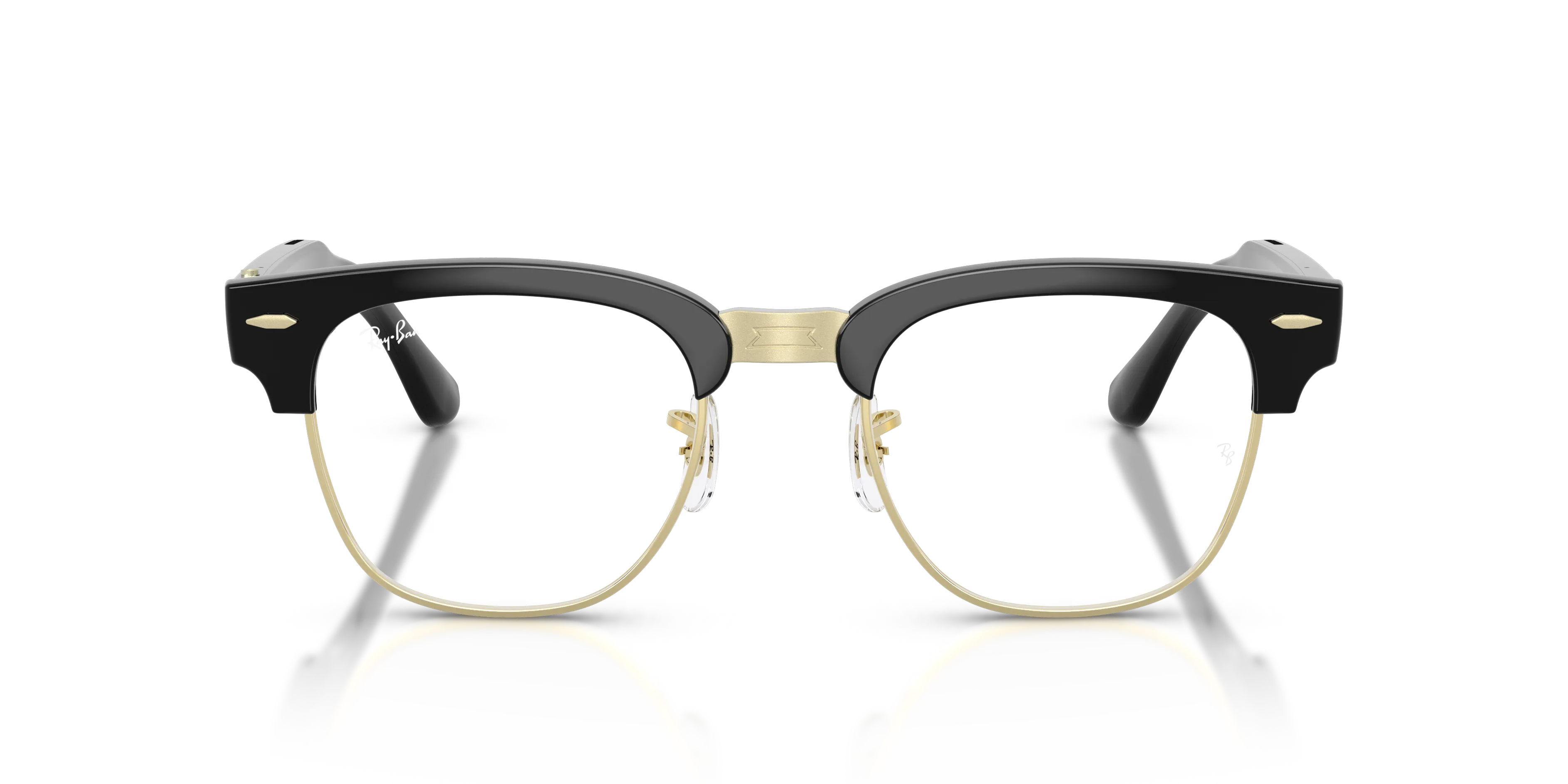 Ray - Ban RW7004V Ray-Ban Meta Audio Clubmaster Optics 5784 Smart glasses Iniettato Nero Trasparente Squadrata Normale - immagine 3