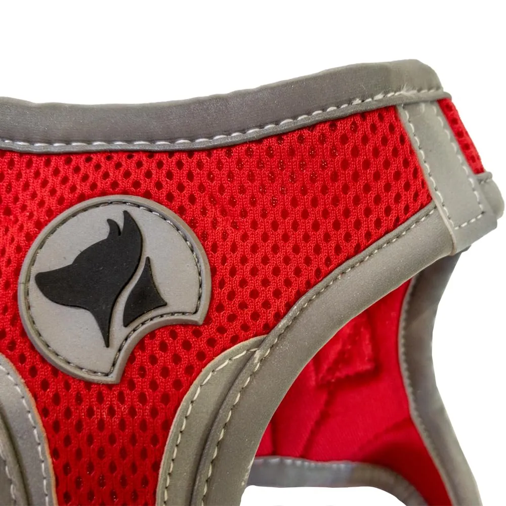 Croci C5081161 - Pettorina Riflettente Per Cani, Multicolore (Rosso), S, 1 Pezzo - immagine 2
