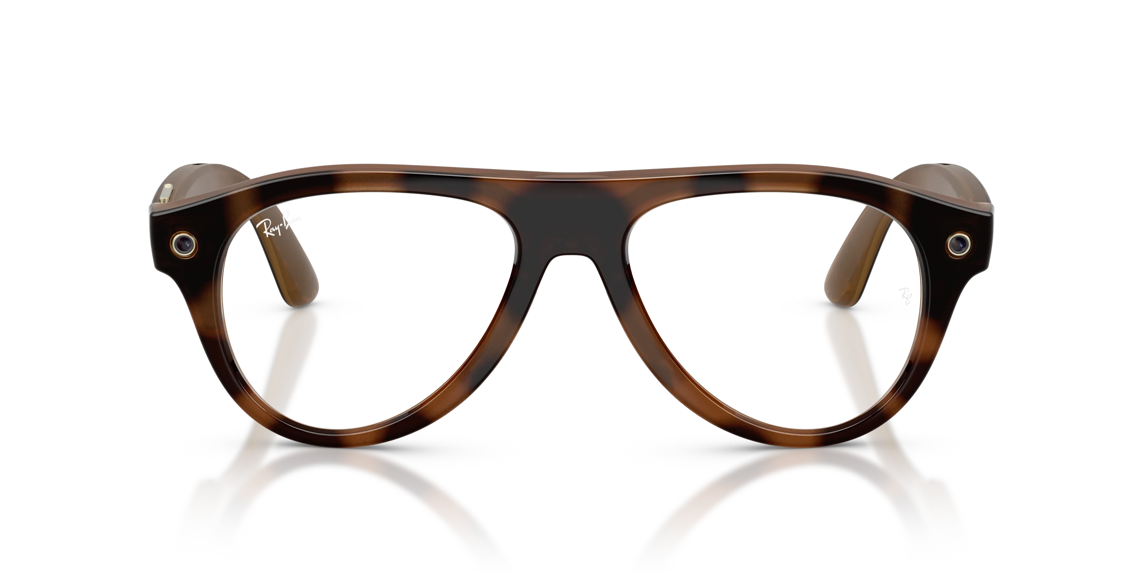 Ray - Ban RW4016V Ray-Ban Meta (Gen 3) Aviator Optics 8528 Smart glasses Iniettato Tartaruga Trasparente Pilot Normale - immagine 3