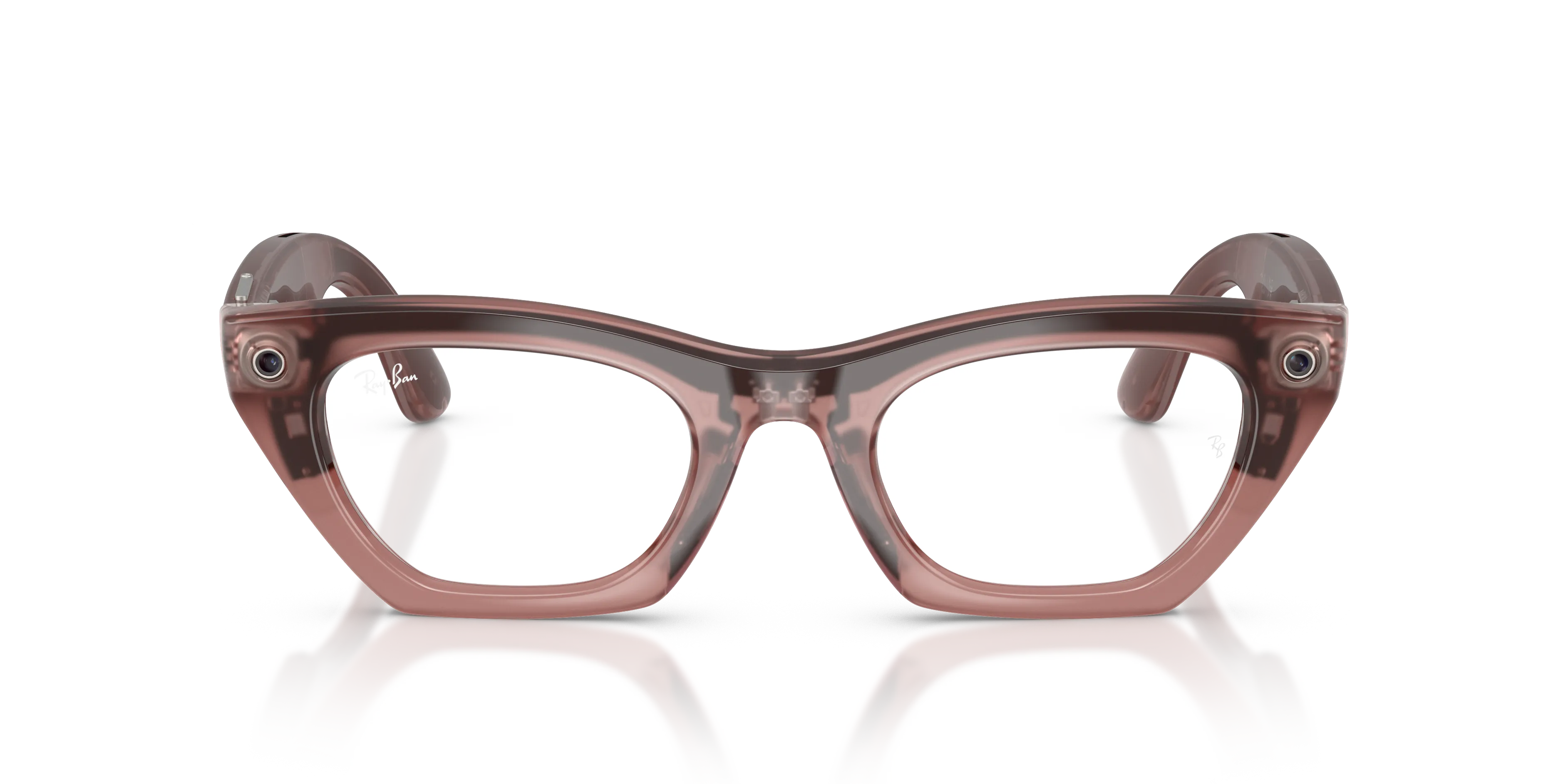 Ray - Ban RW4015 Ray-Ban Meta (Gen 3) Zena 69161Z Smart glasses Iniettato Rosa Grigio Cat Eye Fotocromatiche - immagine 3