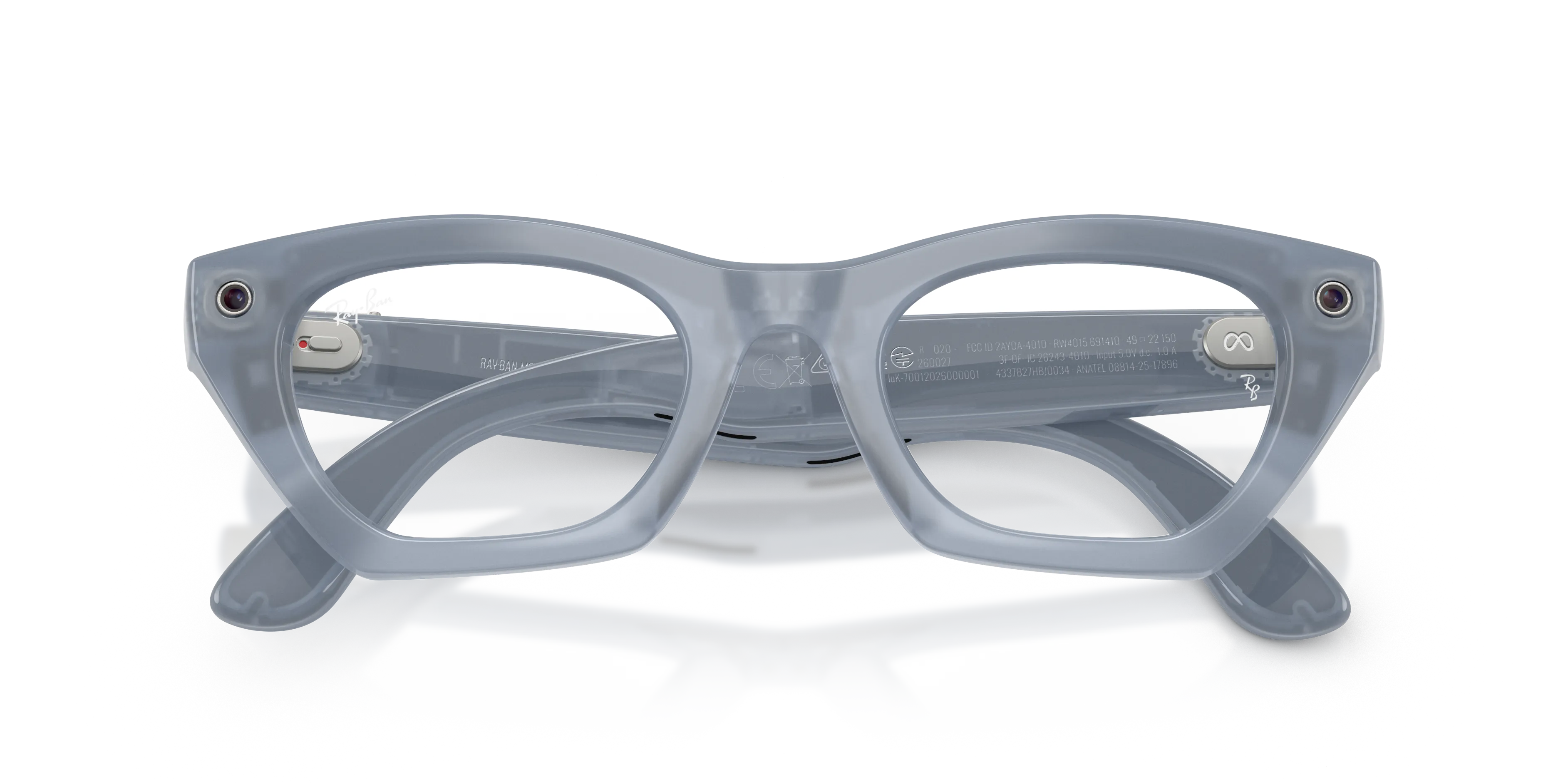 Ray - Ban RW4015 Ray-Ban Meta (Gen 3) Zena 691410 Smart glasses Iniettato Grigio Cat Eye Fotocromatiche - immagine 2