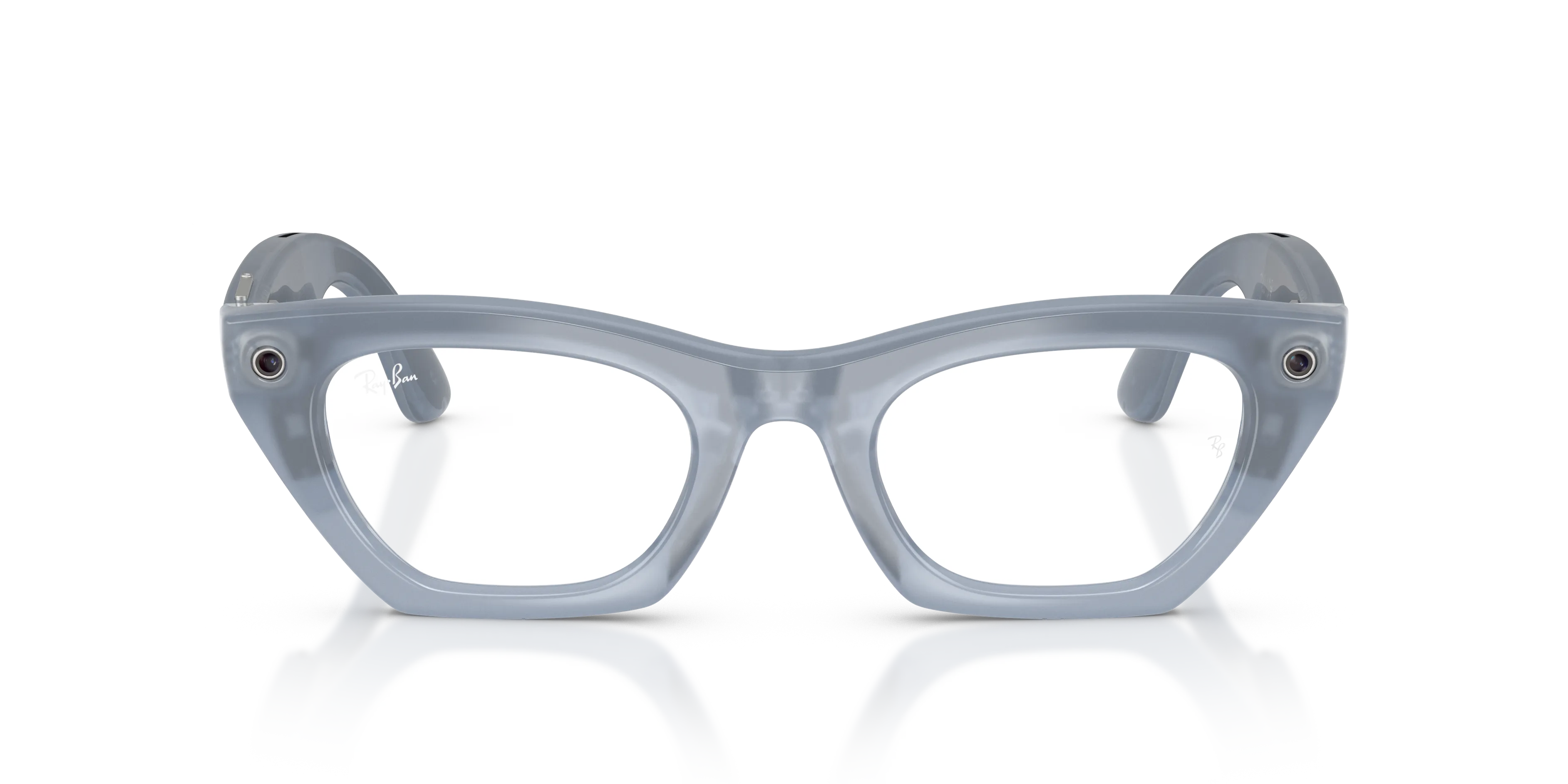 Ray - Ban RW4015 Ray-Ban Meta (Gen 3) Zena 691410 Smart glasses Iniettato Grigio Cat Eye Fotocromatiche - immagine 3