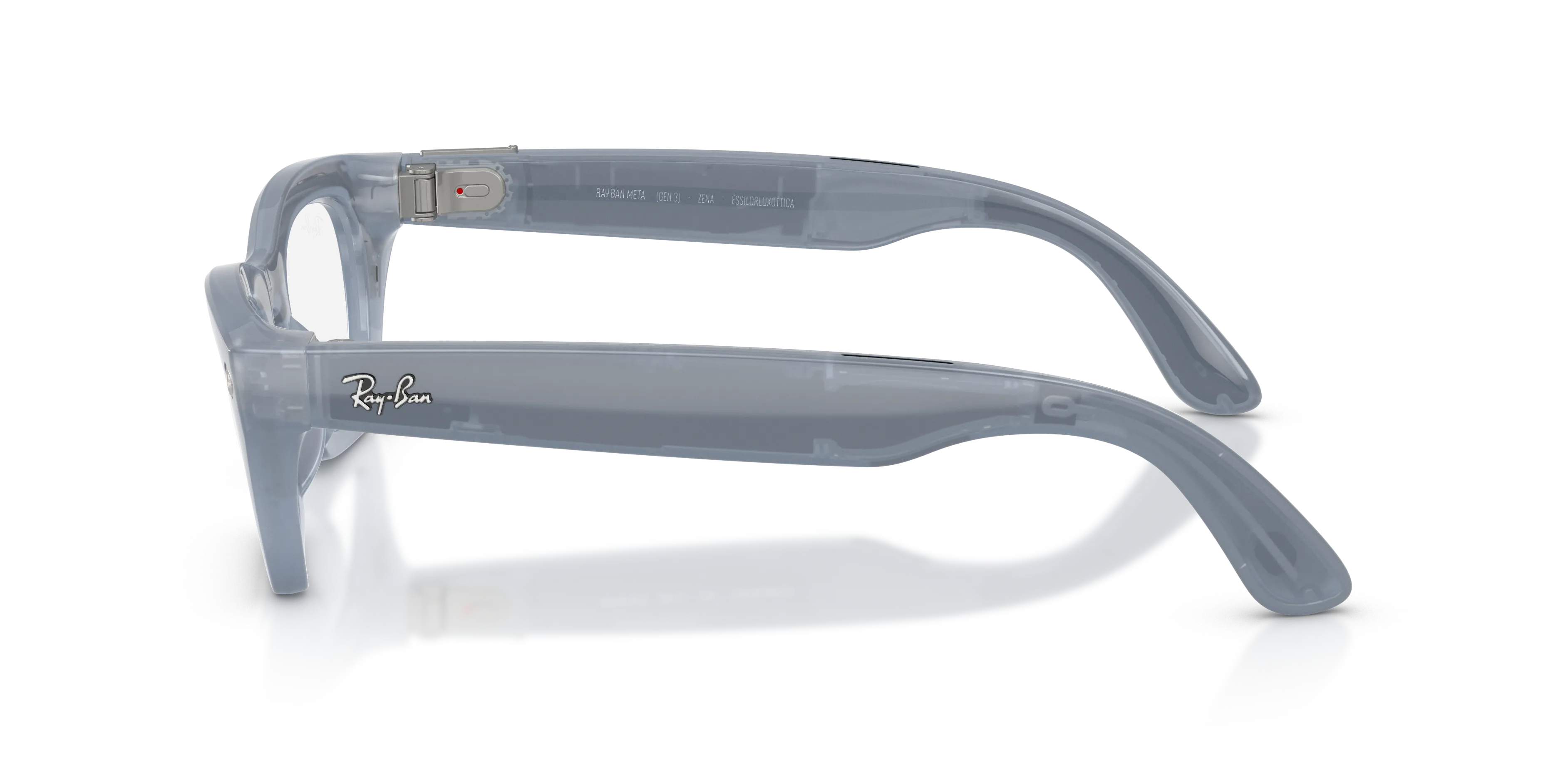 Ray - Ban RW4015 Ray-Ban Meta (Gen 3) Zena 691410 Smart glasses Iniettato Grigio Cat Eye Fotocromatiche - immagine 4