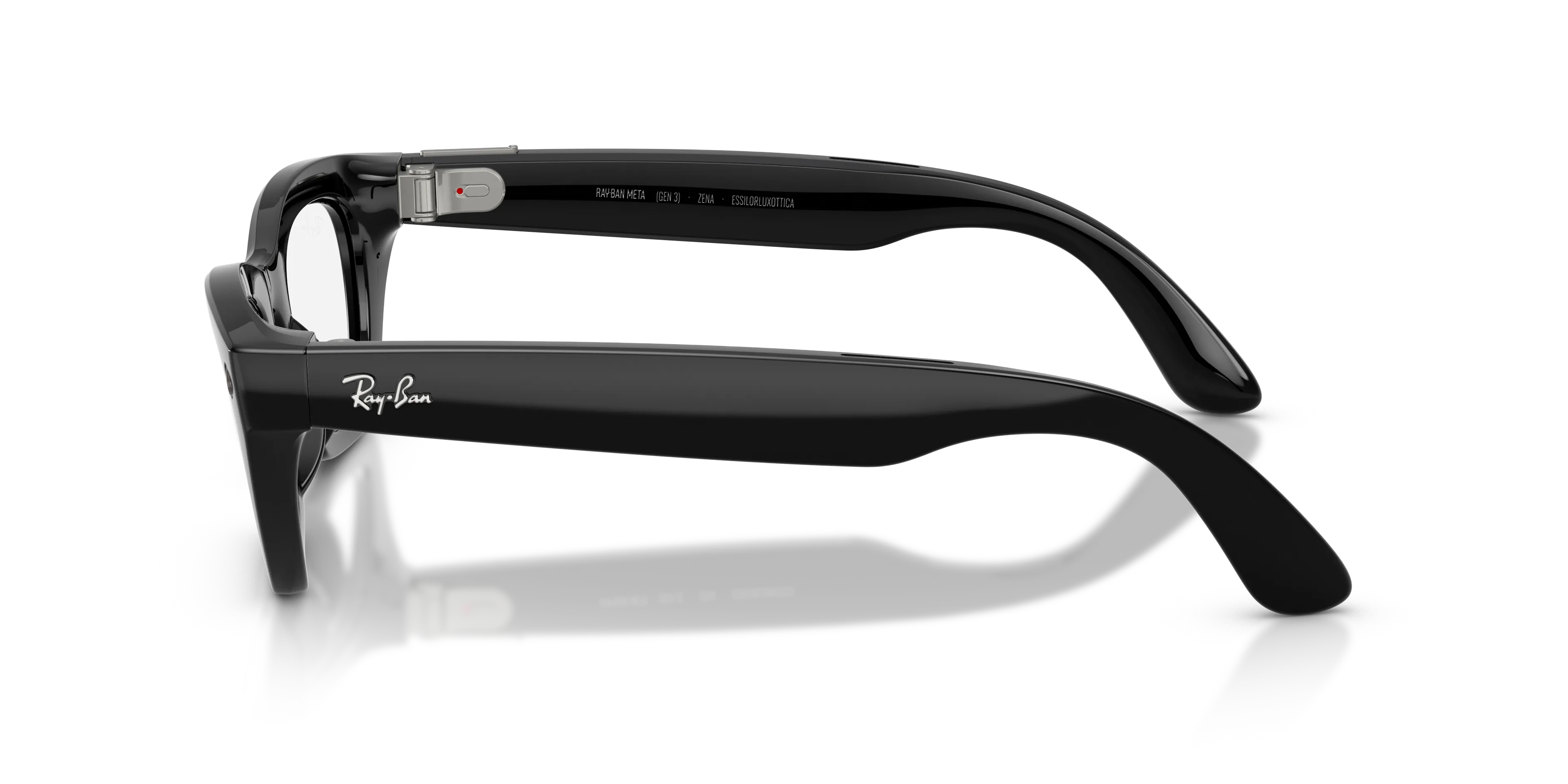 Ray - Ban RW4015 Ray-Ban Meta (Gen 3) Zena 601/SB Smart glasses Iniettato Nero Cat Eye Normale - immagine 4