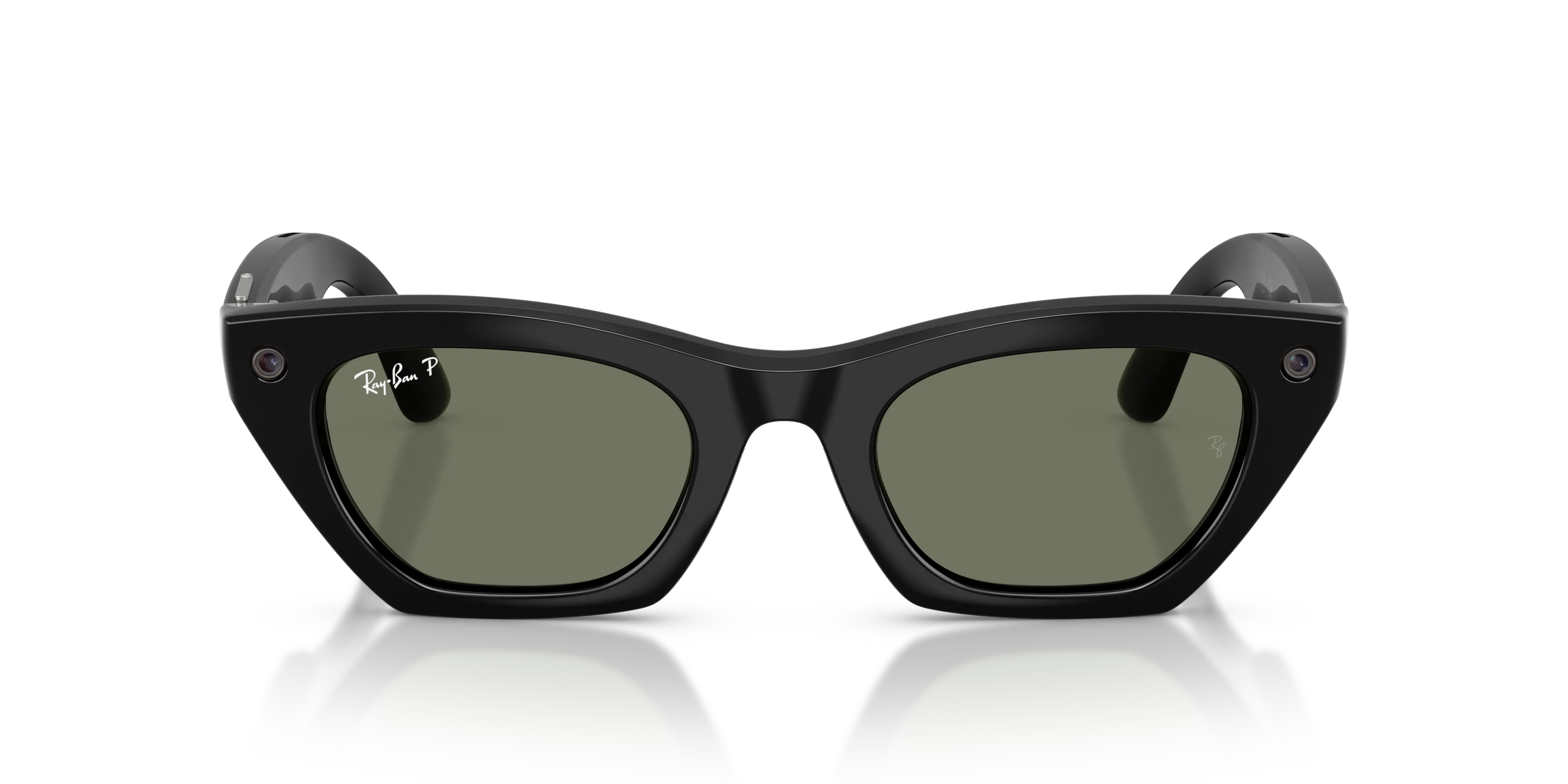 Ray - Ban RW4015 Ray-Ban Meta (Gen 3) Zena 601/9A Smart glasses Iniettato Nero Verde Cat Eye Polarizzata - immagine 3