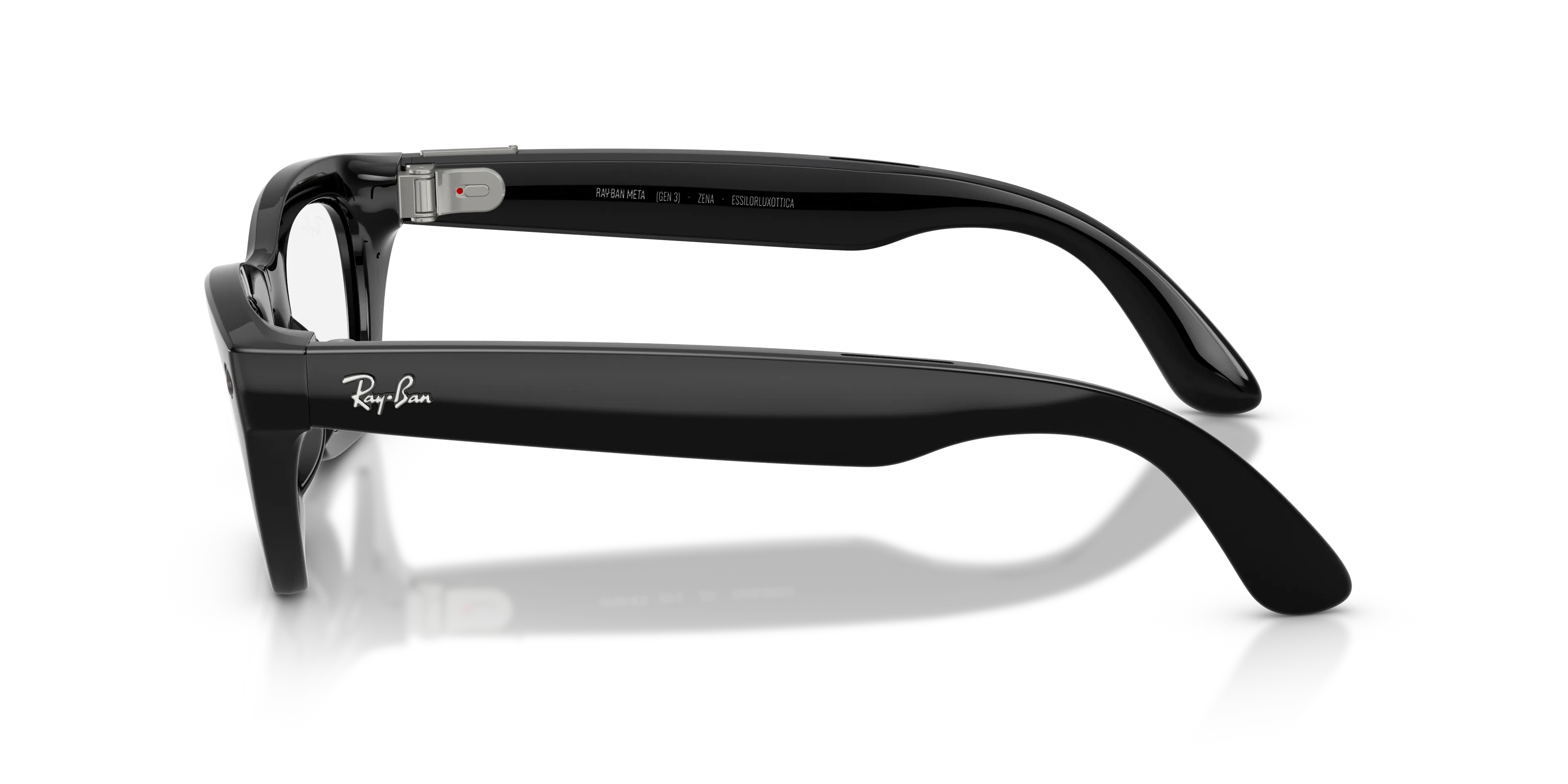Ray - Ban RW4015 Ray-Ban Meta (Gen 3) Zena 601/1M Smart glasses Iniettato Nero Verde Cat Eye Fotocromatiche - immagine 4