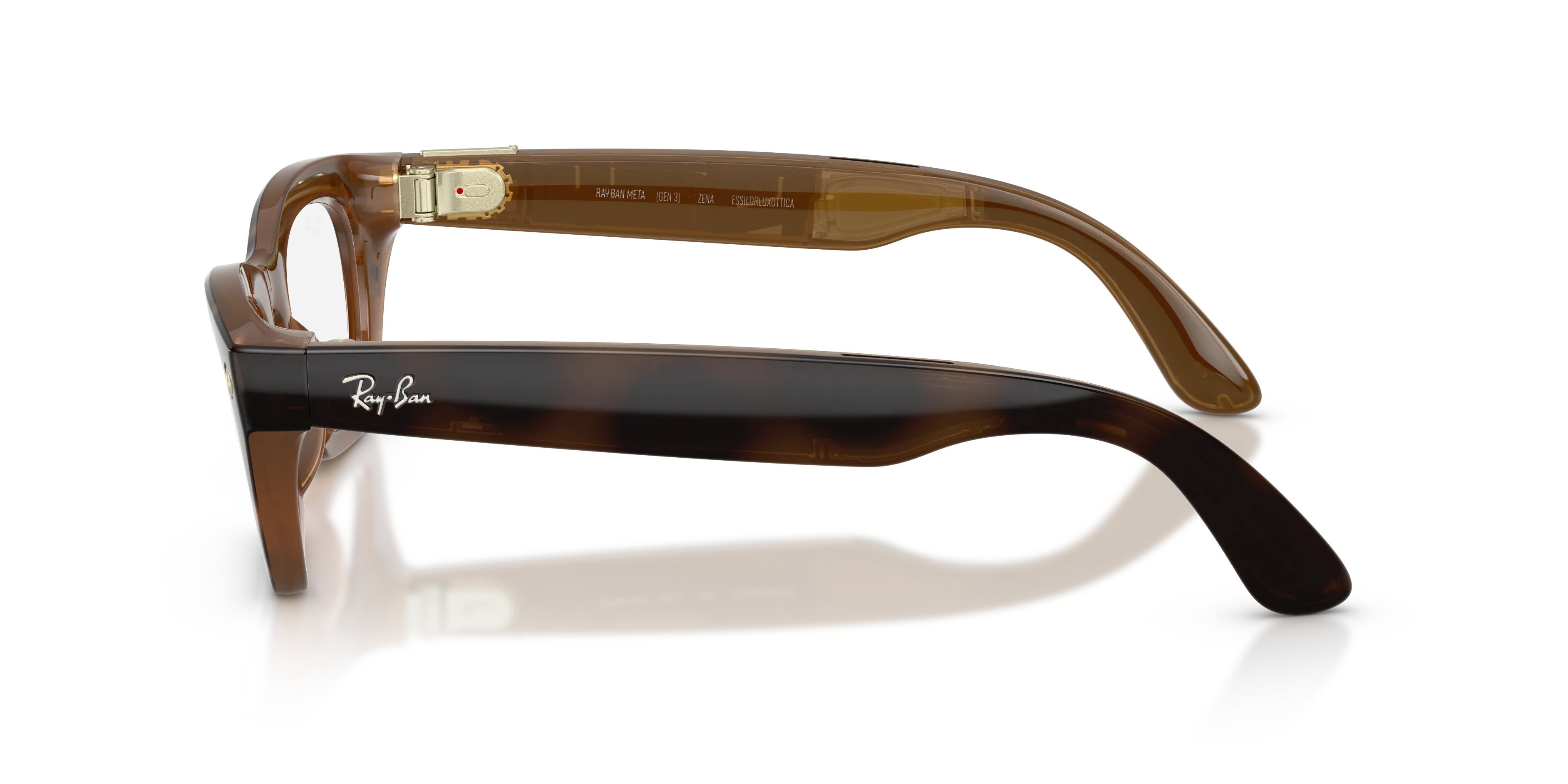 Ray - Ban RW4015V Ray-Ban Meta (Gen 3) Zena Optics 8528 Smart glasses Iniettato Tartaruga Trasparente Cat Eye Normale - immagine 4
