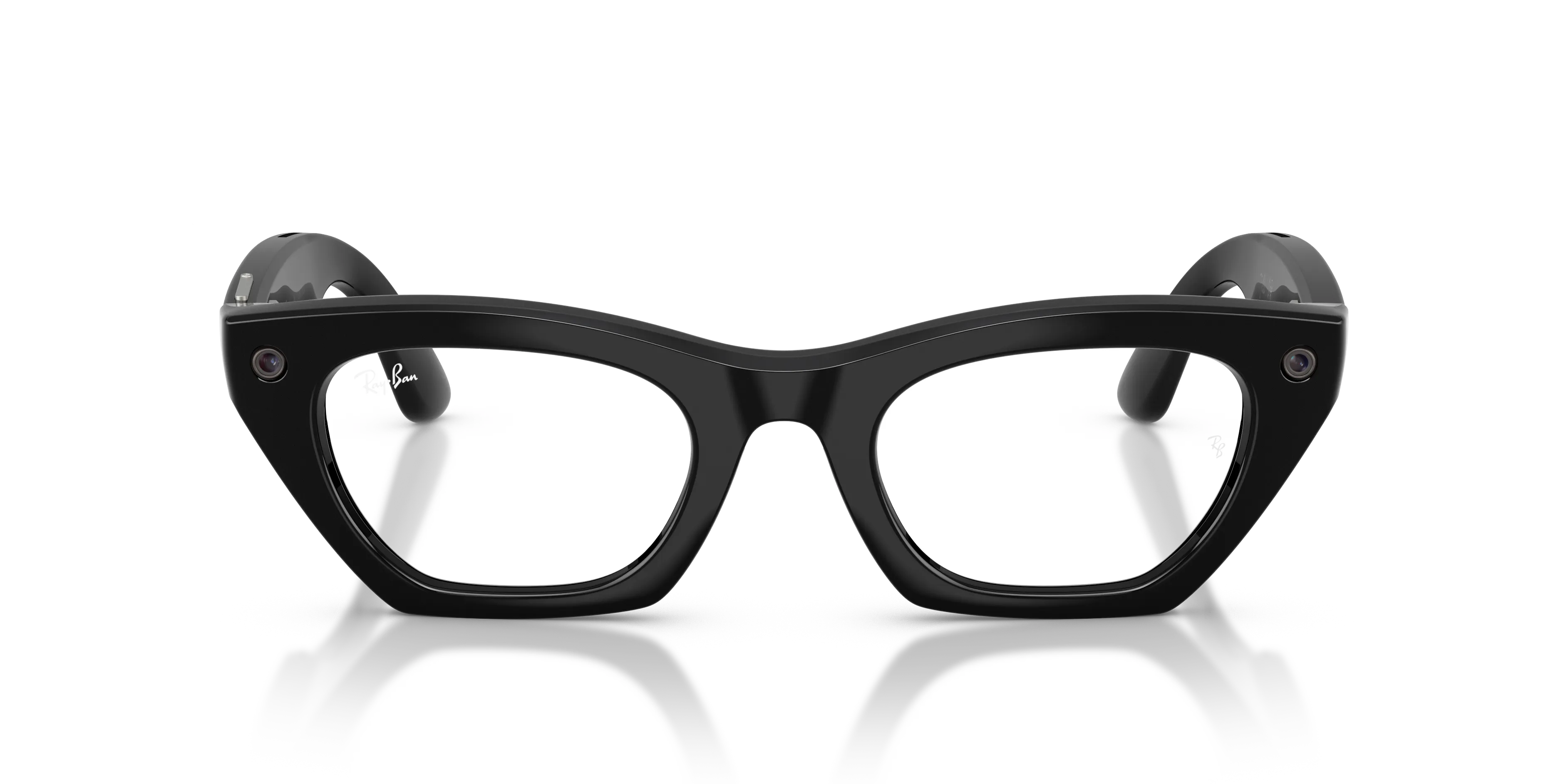 Ray - Ban RW4015V Ray-Ban Meta (Gen 3) Zena Optics 2000 Smart glasses Iniettato Nero Trasparente Cat Eye Normale - immagine 3
