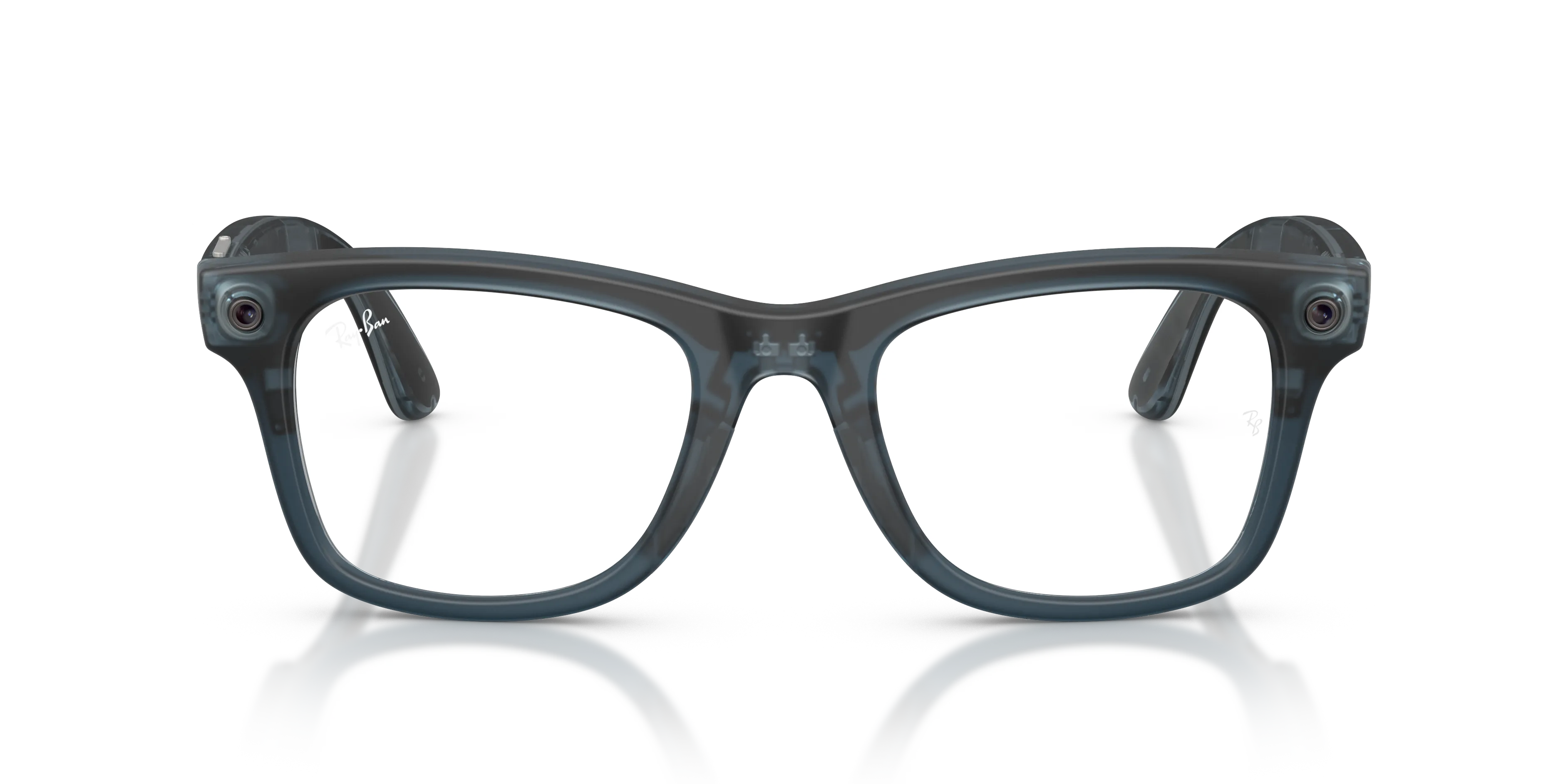 Ray - Ban RW4011 Ray-Ban Meta (Gen 3) Wayfarer 69211Z Smart glasses Iniettato Blu Grigio Squadrata Fotocromatiche - immagine 3