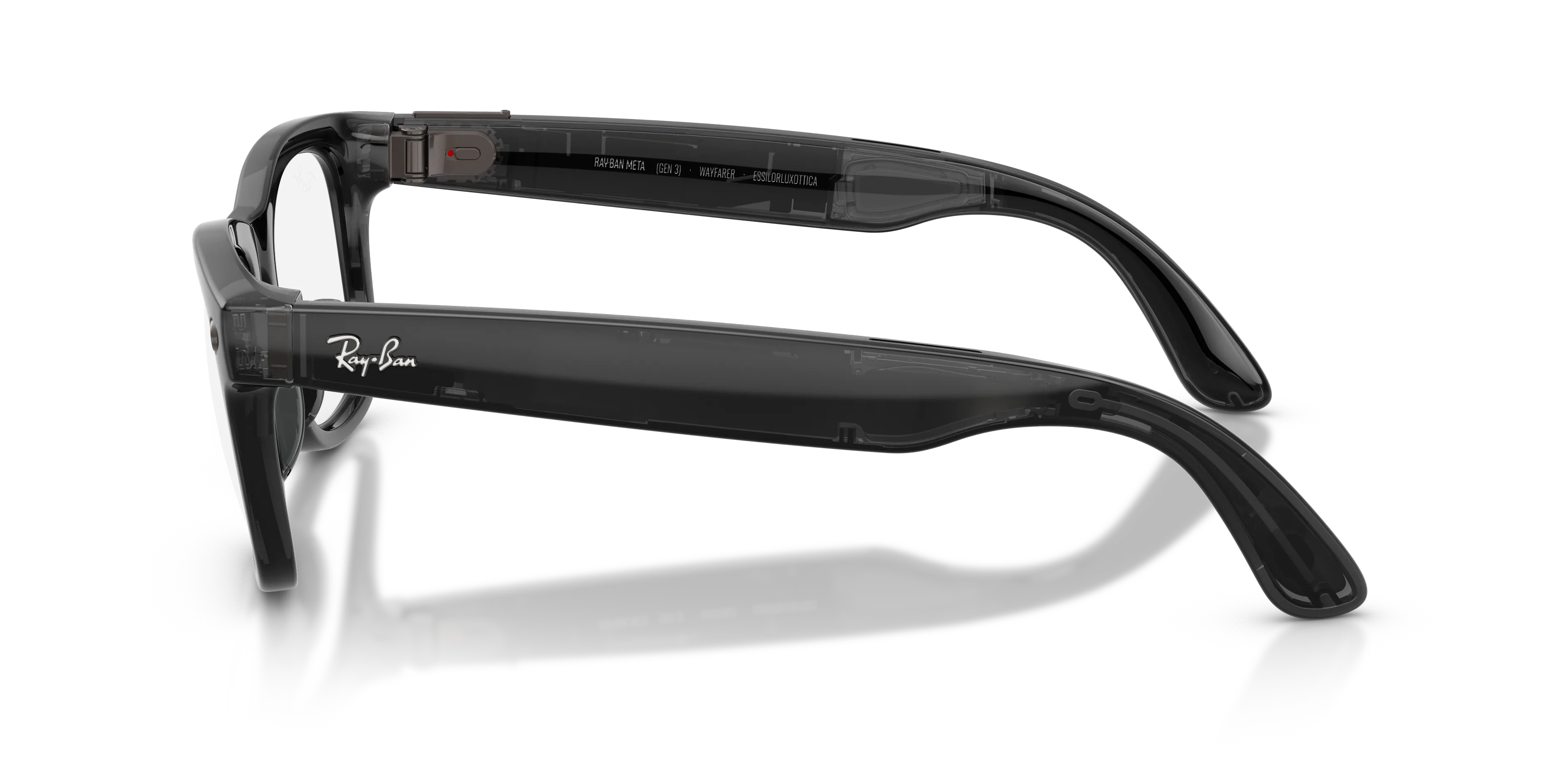 Ray - Ban RW4011 Ray-Ban Meta (Gen 3) Wayfarer 690680 Smart glasses Iniettato Nero Squadrata Fotocromatiche - immagine 4