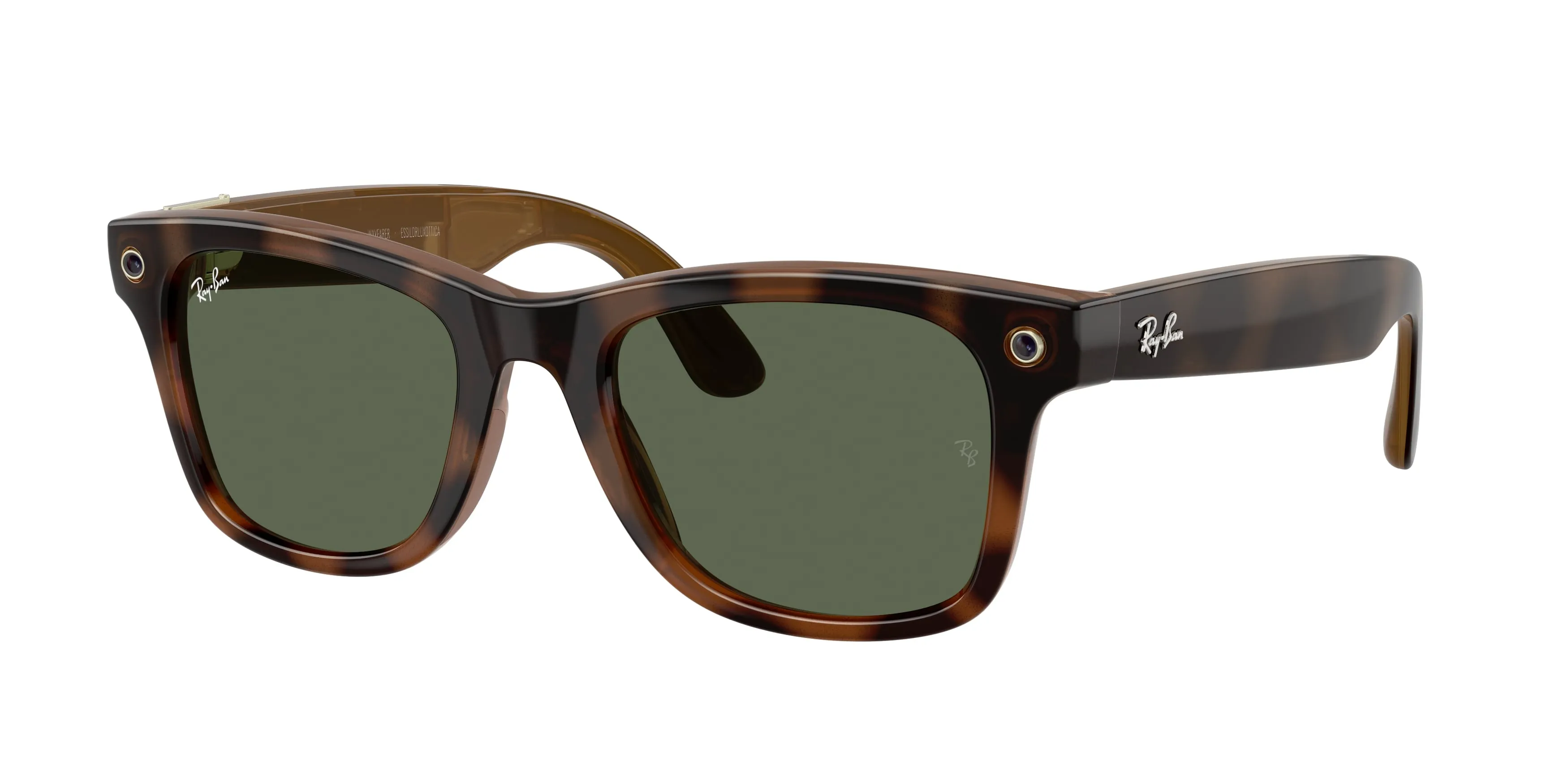 Ray - Ban RW4011 Ray-Ban Meta (Gen 3) Wayfarer 690571 Smart glasses Iniettato Tartaruga Verde G15 Squadrata Normale - immagine 1