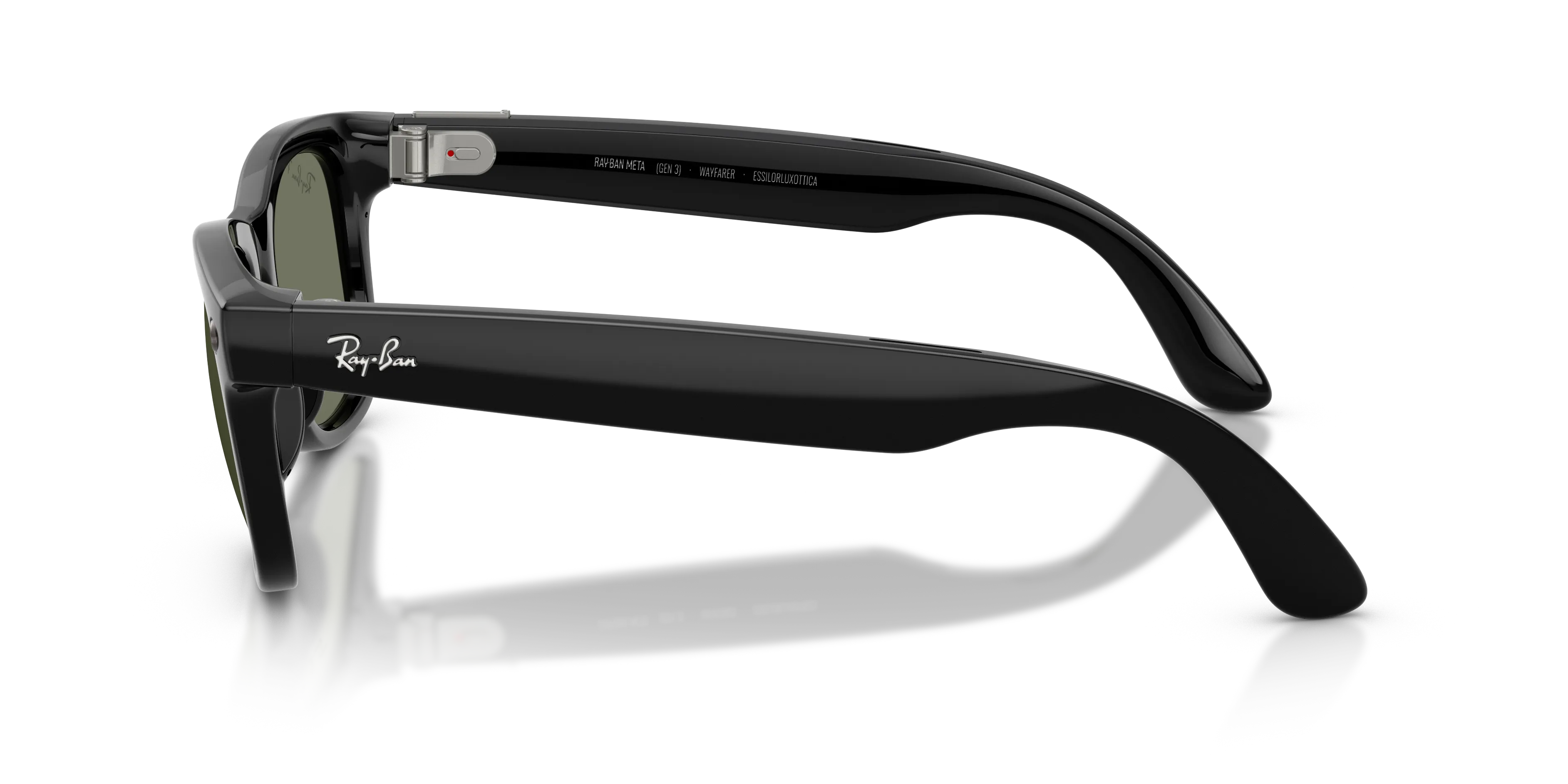 Ray - Ban RW4011 Ray-Ban Meta (Gen 3) Wayfarer 601/9A Smart glasses Iniettato Nero Verde Squadrata Polarizzata - immagine 4