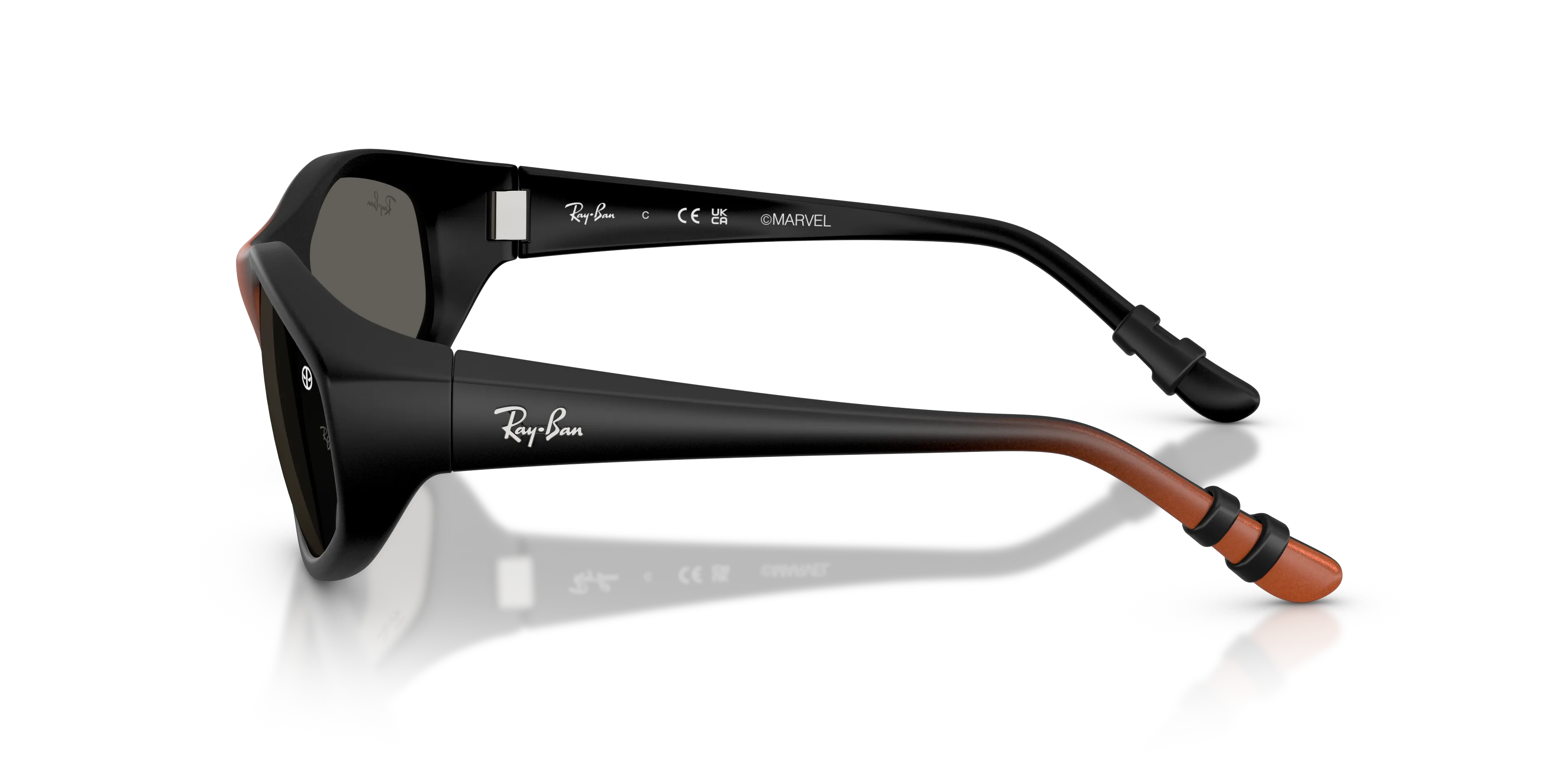 Ray - Ban RB2228 6927B1 Occhiali da sole Nylon Nero Grigio Geometrica Normale - immagine 4
